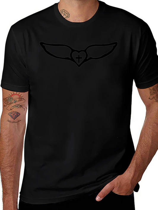 Winged Heart T-Shirt - Classic Black Tee