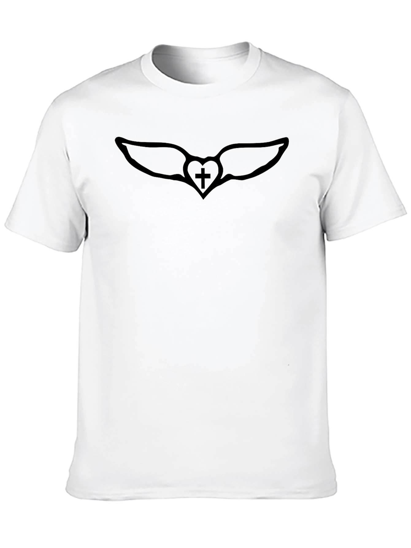 Winged Heart T-Shirt - Classic Black Tee