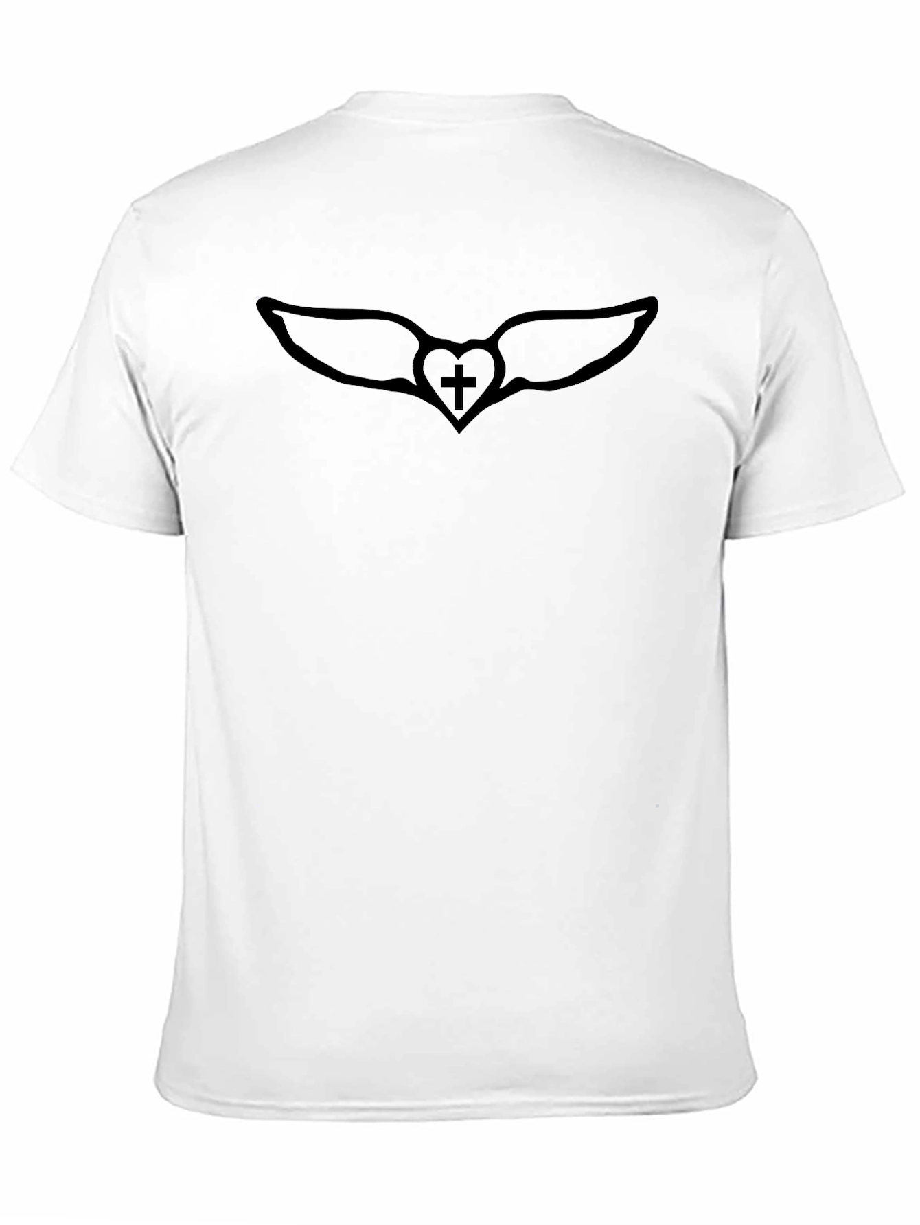 Winged Heart T-Shirt - Classic Black Tee