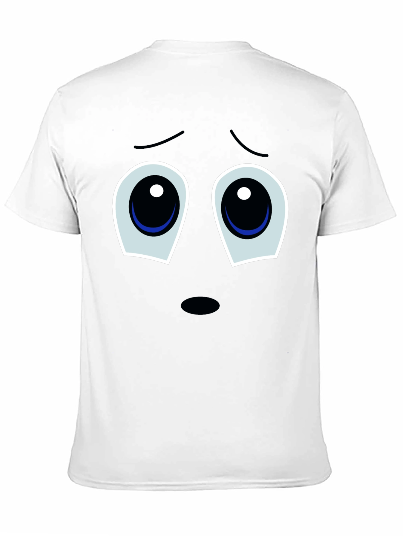 Sad Eyes T-Shirt - Black Graphic Tee