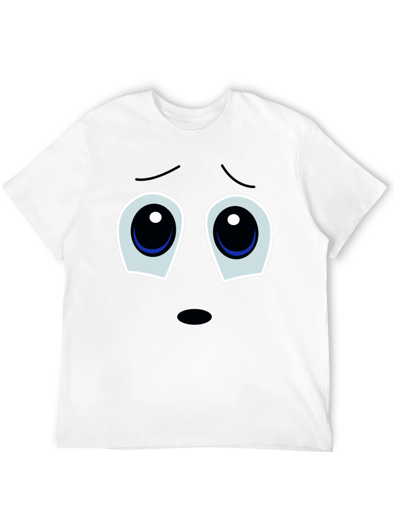 Sad Eyes T-Shirt - Black Graphic Tee