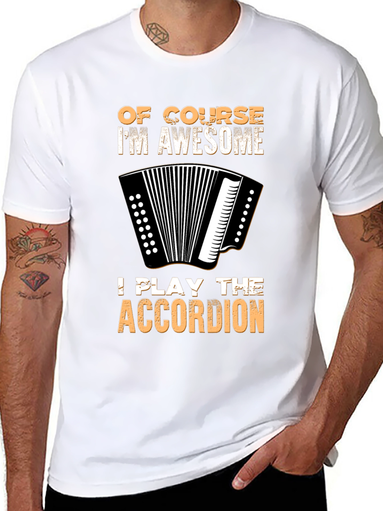 Awesome Accordion Player T-Shirt