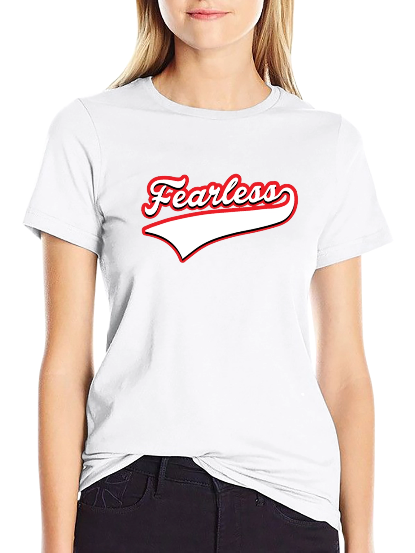 Fearless Graphic Tee - Trendy Mens Black T-Shirt