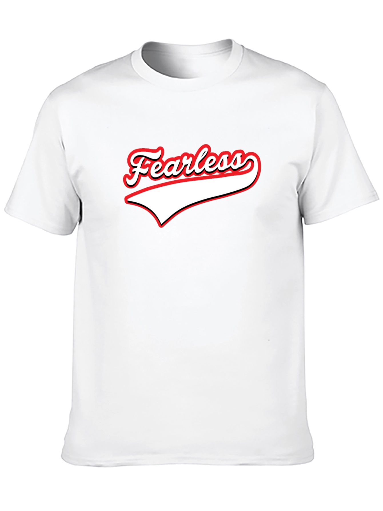 Fearless Graphic Tee - Trendy Mens Black T-Shirt