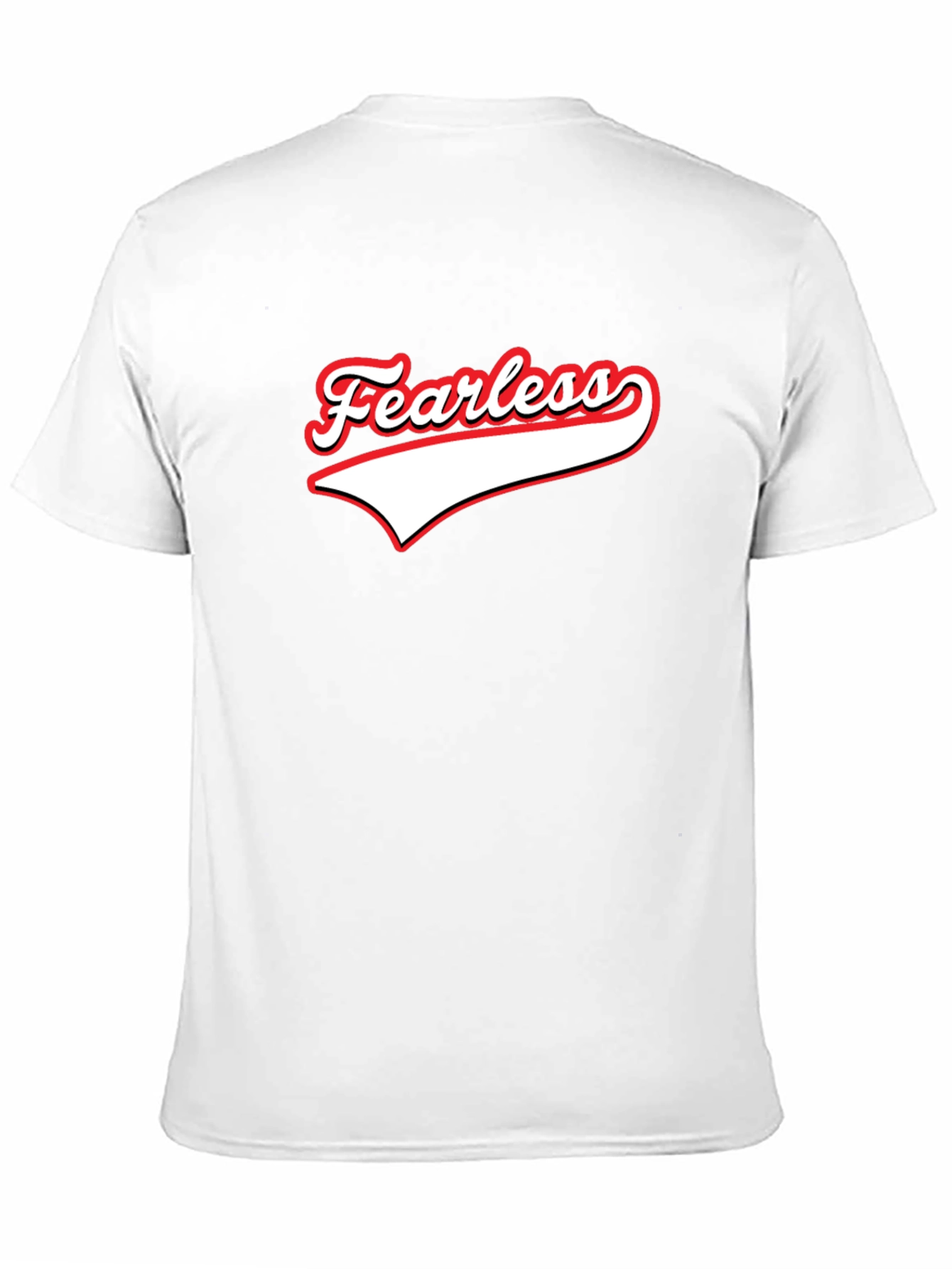 Fearless Graphic Tee - Trendy Mens Black T-Shirt