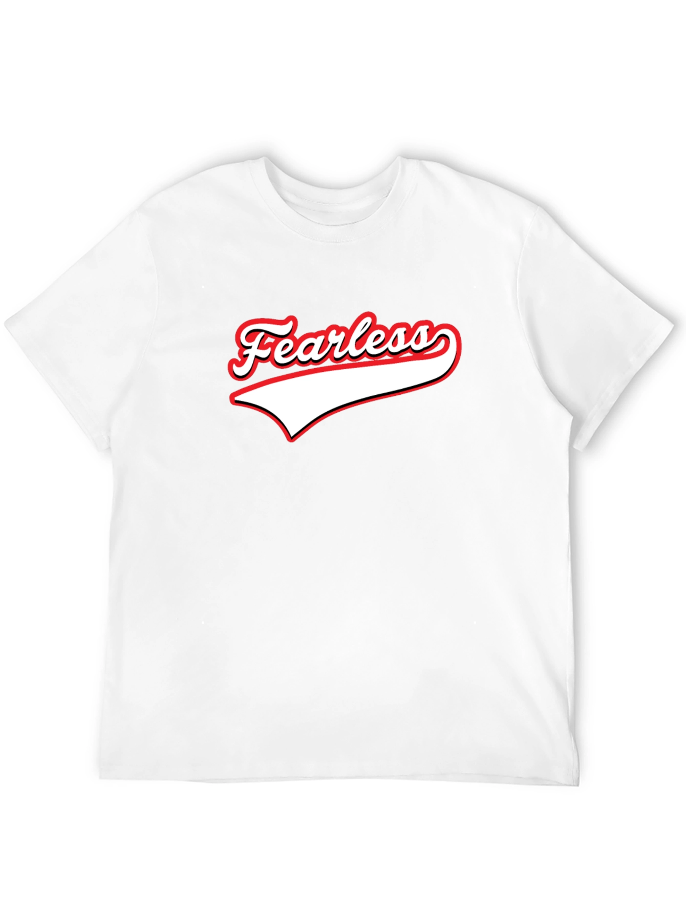 Fearless Graphic Tee - Trendy Mens Black T-Shirt