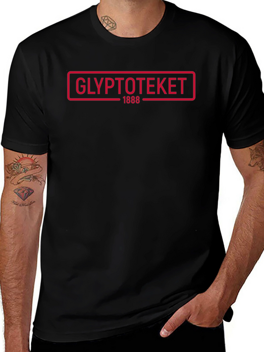 Glyptoteket 1888 Black Graphic T-Shirt