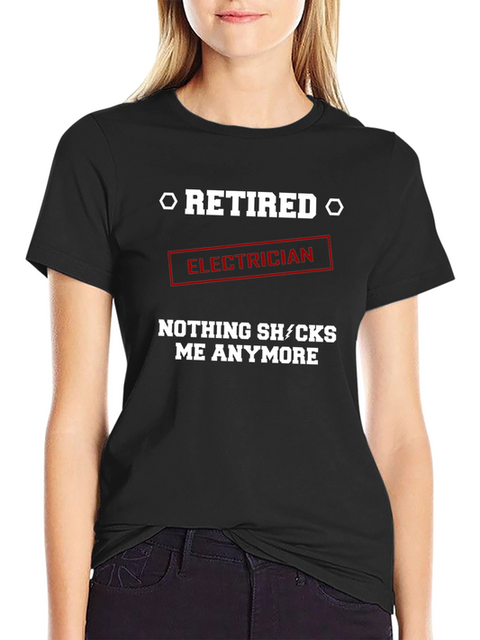Retired Electrician Graphic T-Shirt