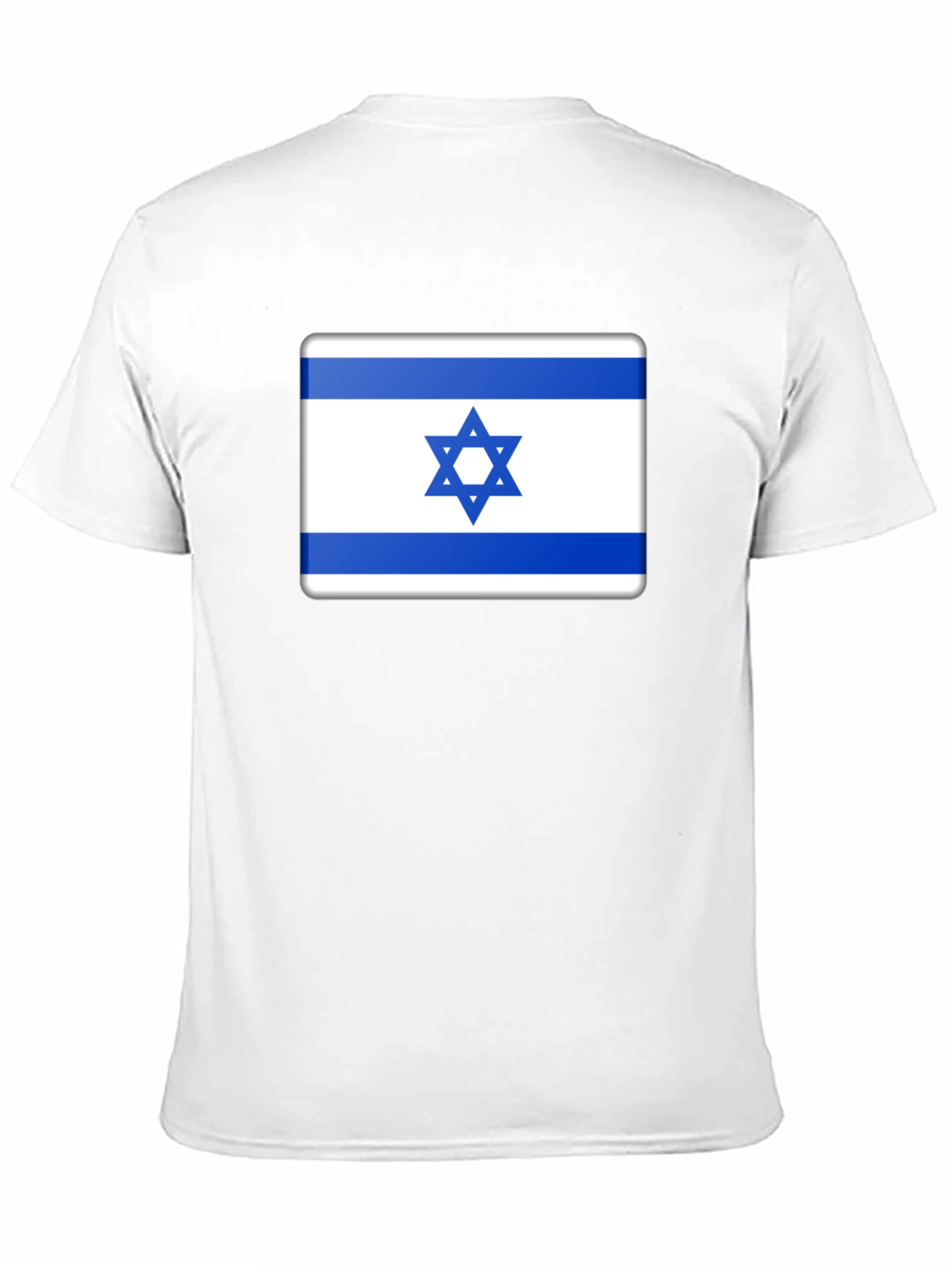 Israel Flag Graphic Tee - Black Cotton T-Shirt