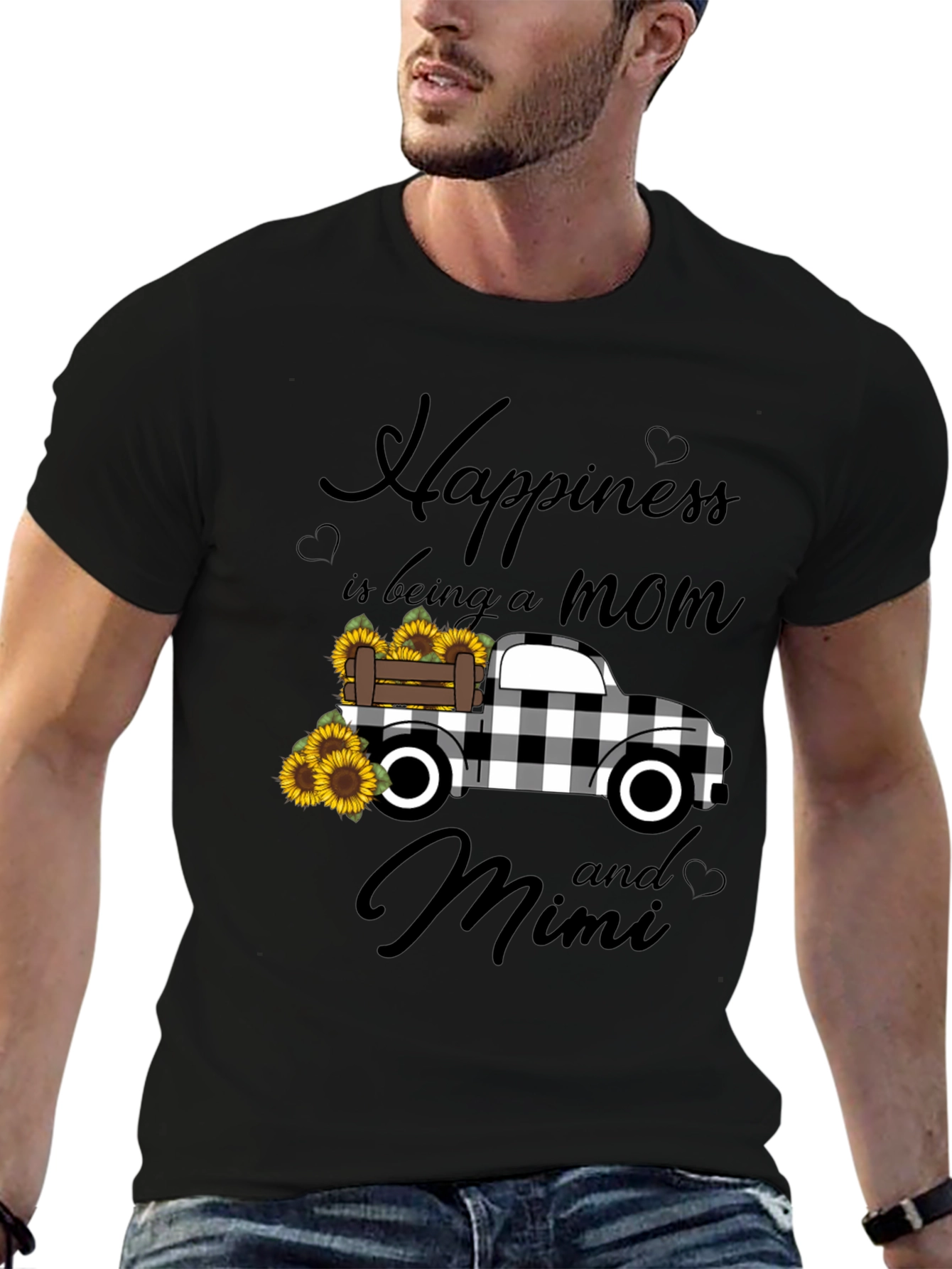 Mom & Mimi Sunflower Truck Graphic Tee