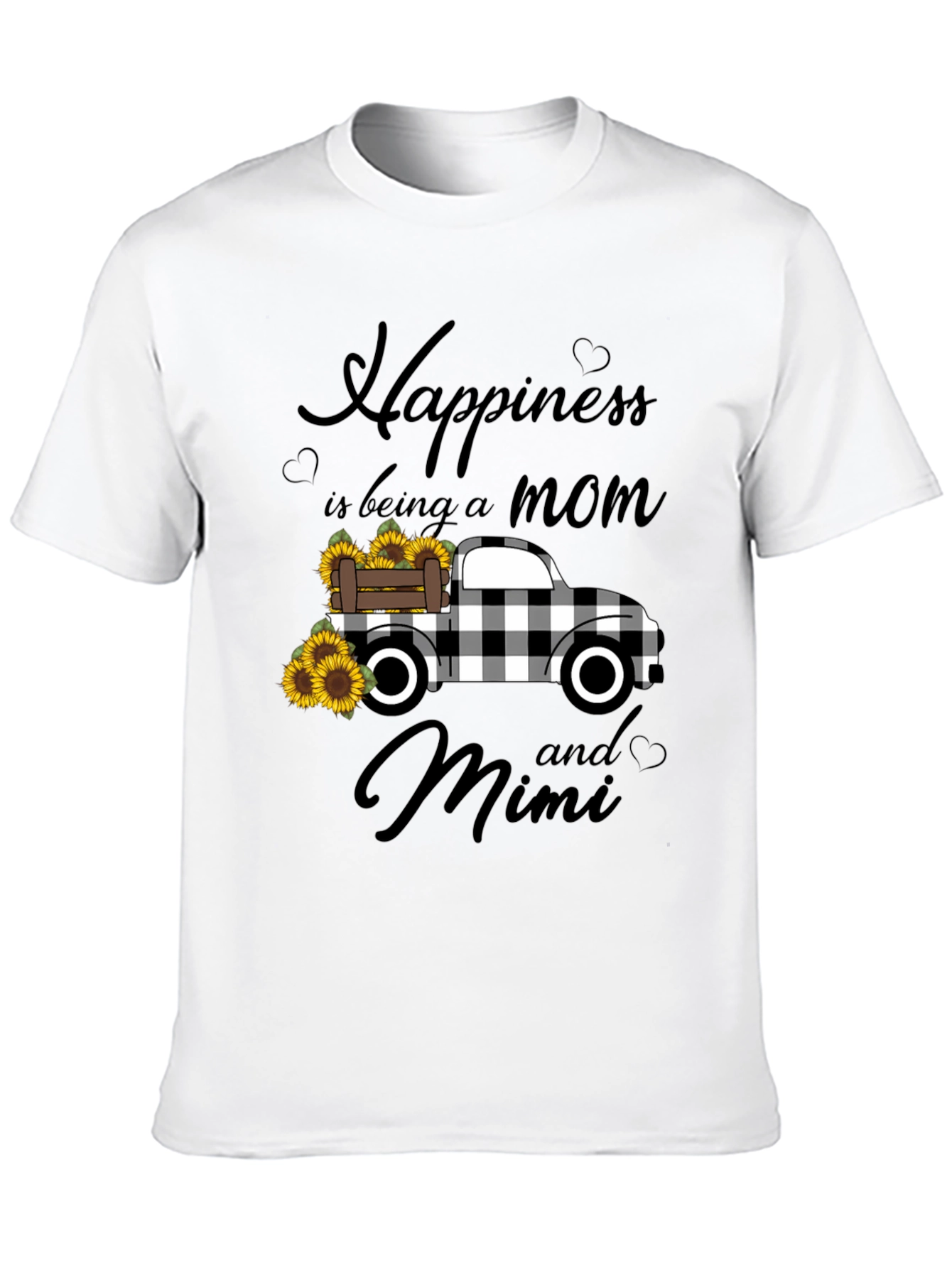 Mom & Mimi Sunflower Truck Graphic Tee