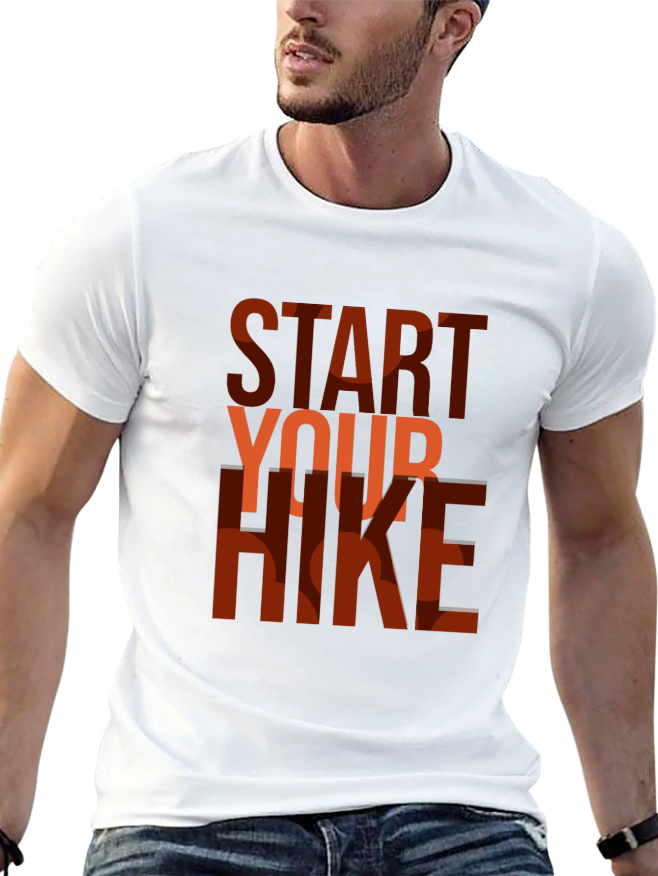 Start Your Hike Graphic T-Shirt - Black