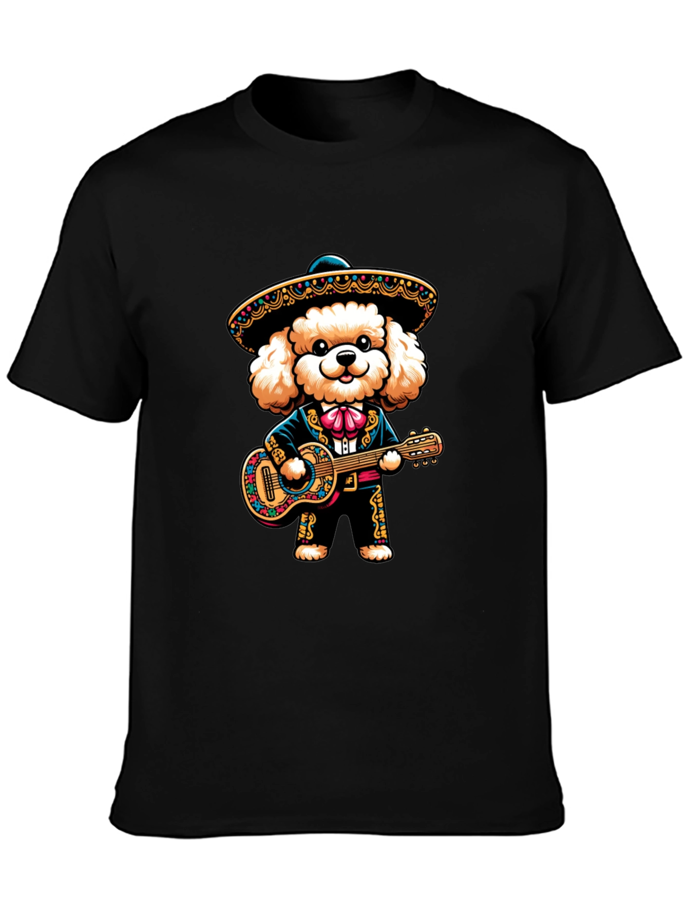 Mariachi Dog T-Shirt - Musical Fiesta Pup Tee