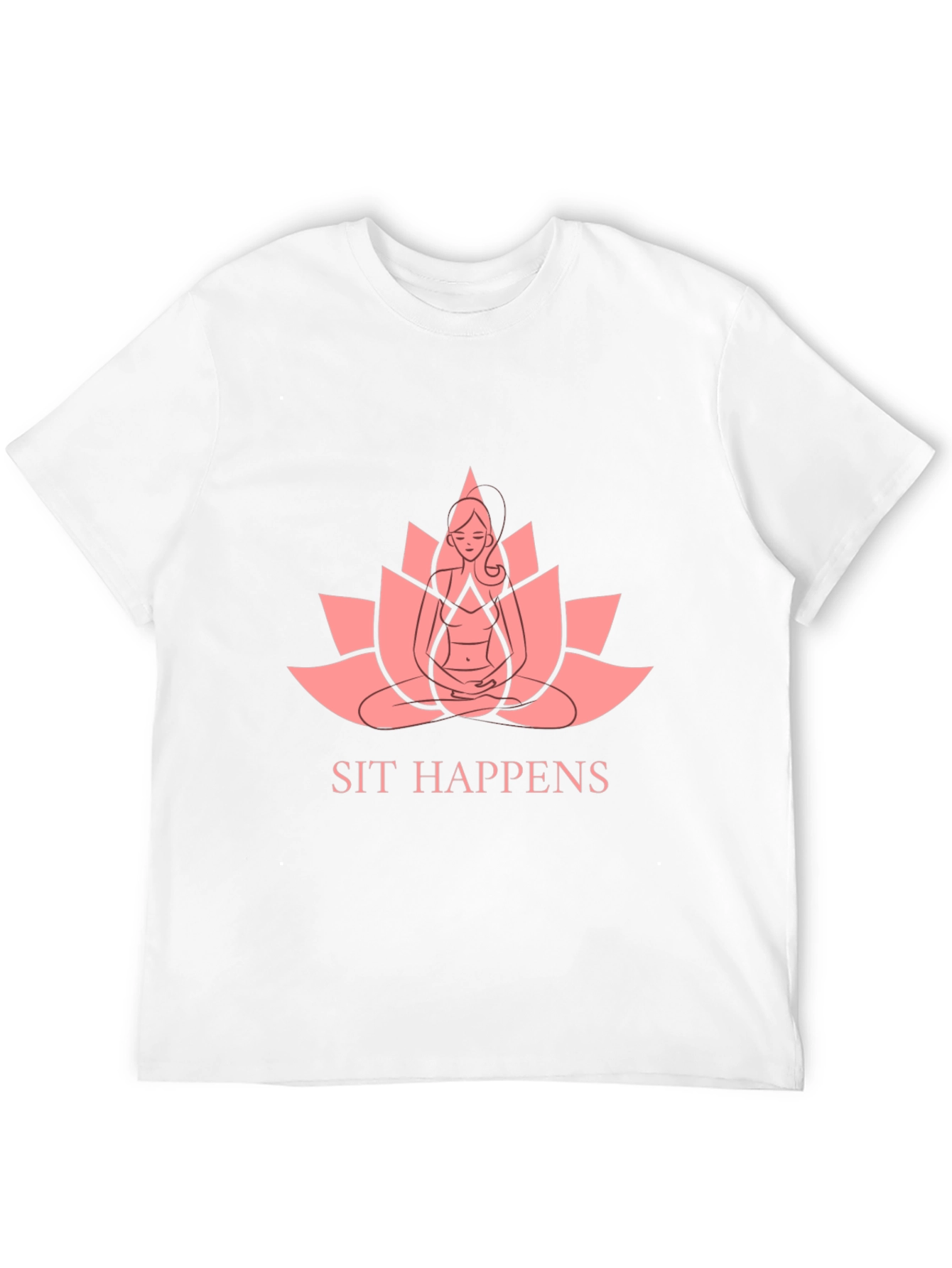 Sit Happens Yoga Graphic T-Shirt