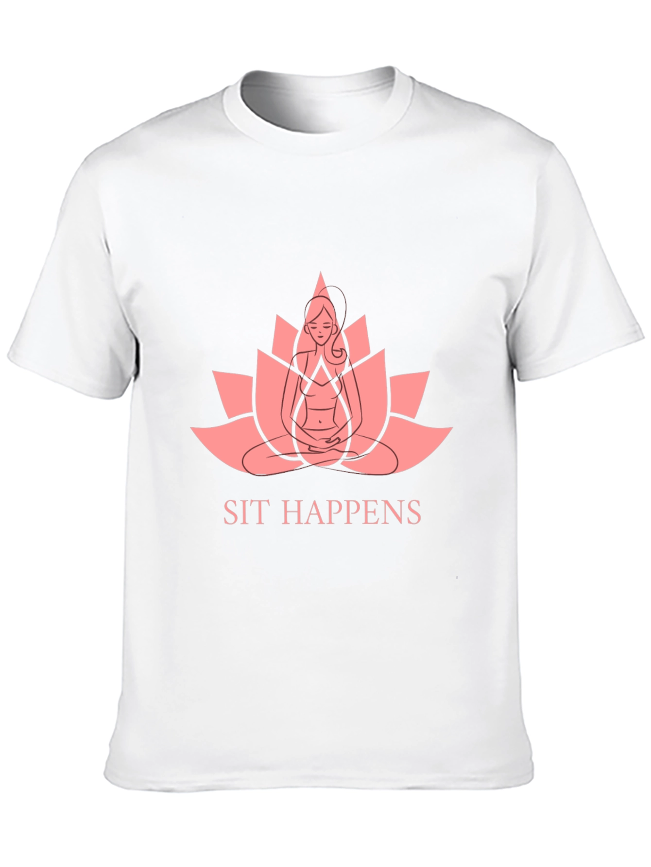 Sit Happens Yoga Graphic T-Shirt