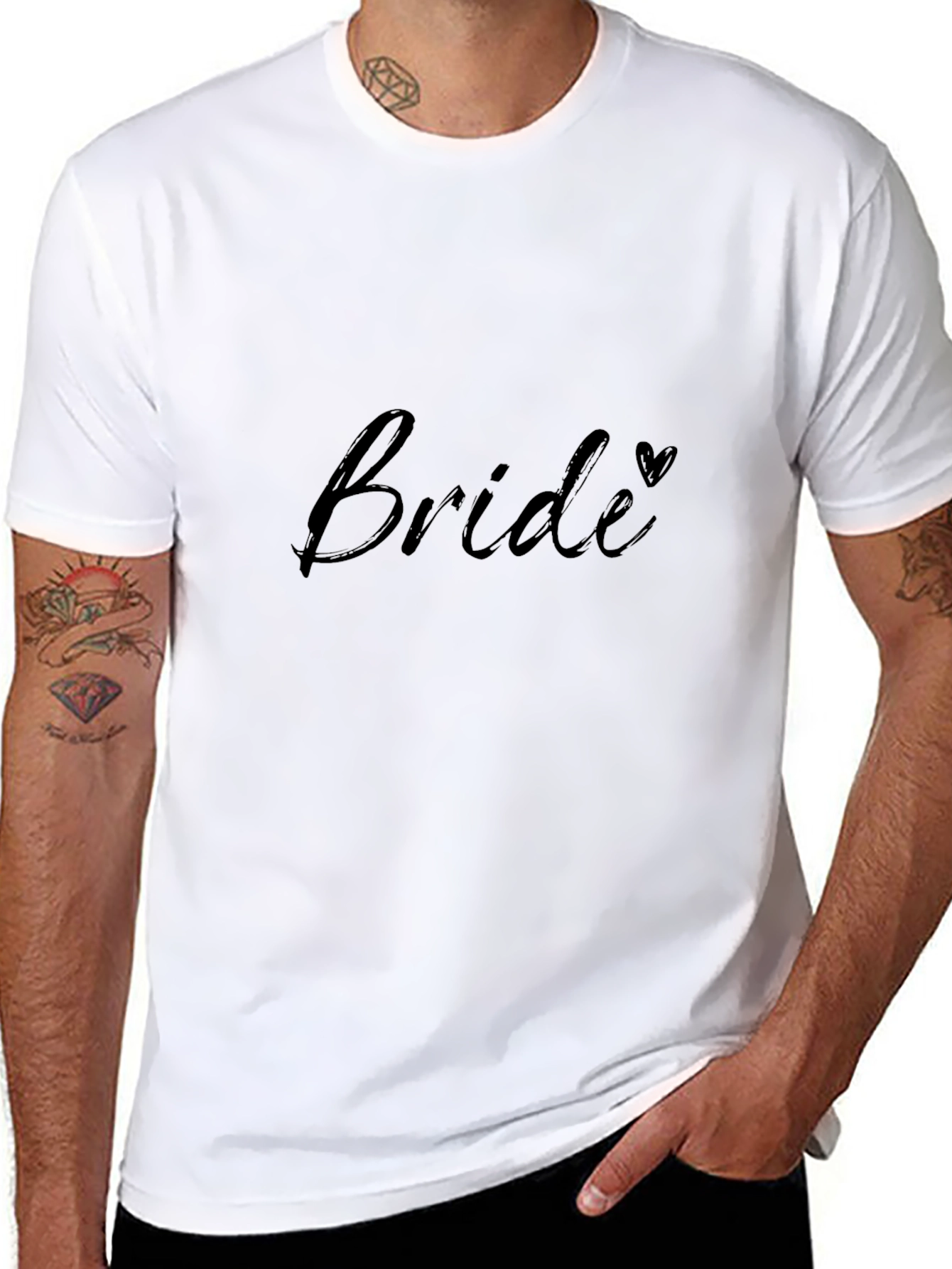 Bride Crew Neck T-Shirt - Wedding Party Tee