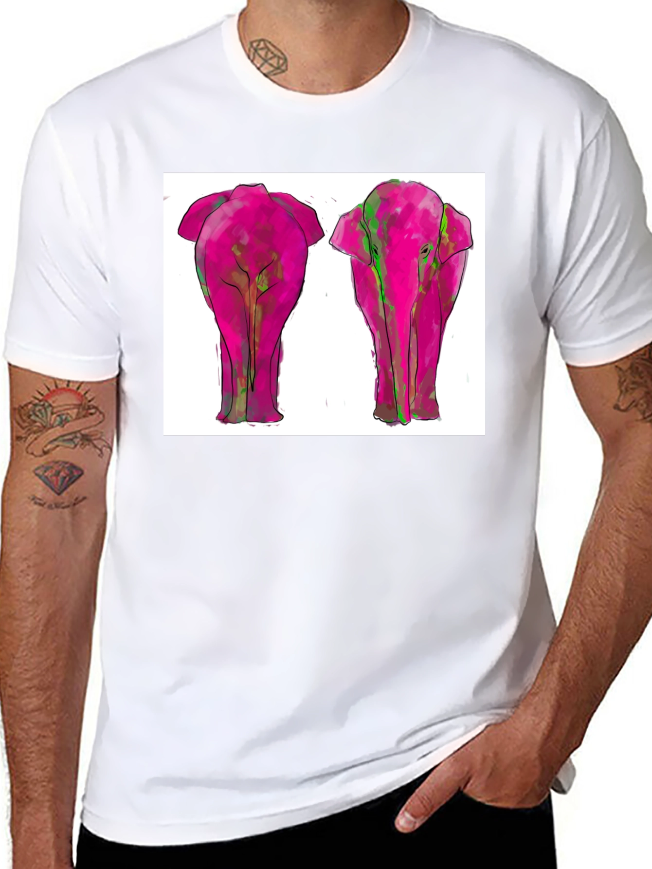 Pink Elephant T-Shirt