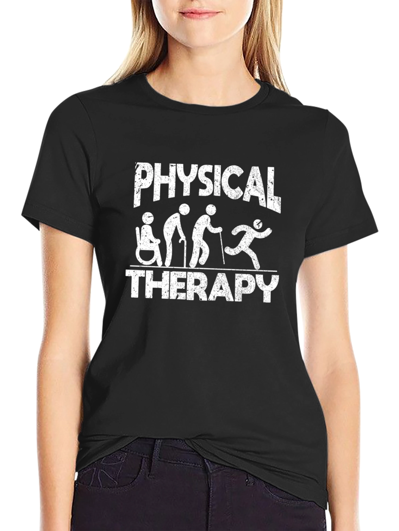 Physical Therapy Black T-Shirt
