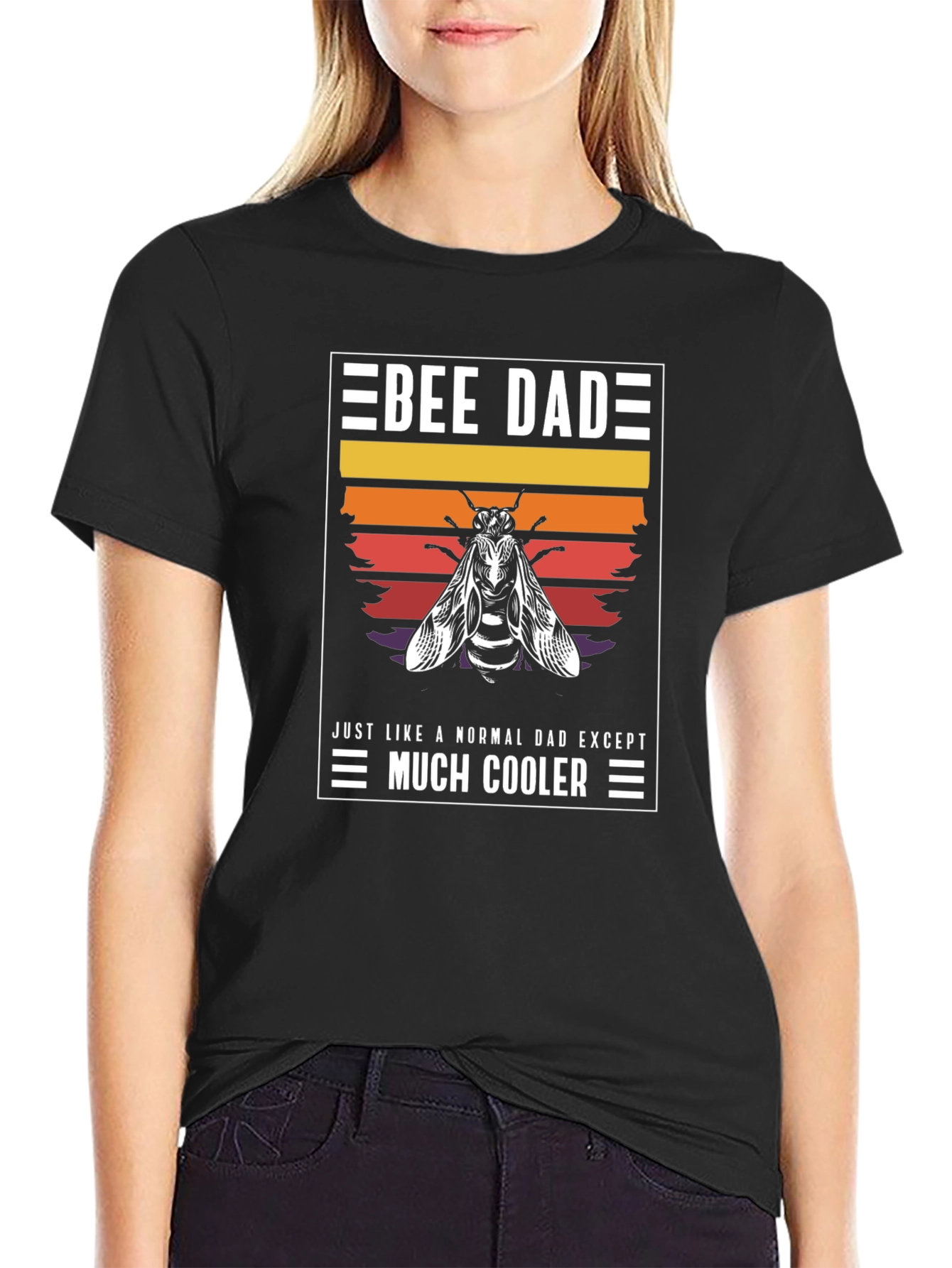 Bee Dad T-Shirt - Much Cooler Dad Gift