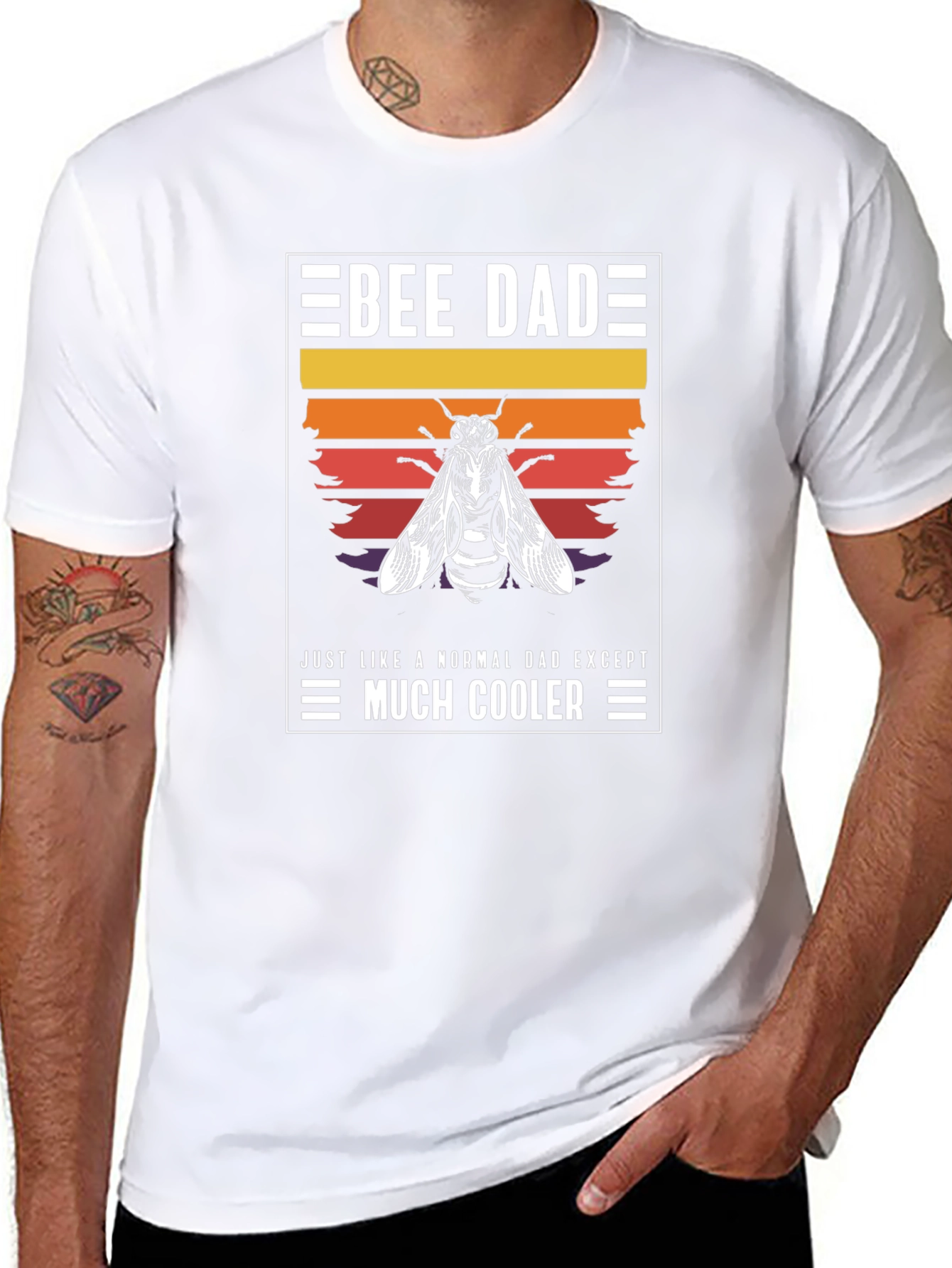 Bee Dad T-Shirt - Much Cooler Dad Gift