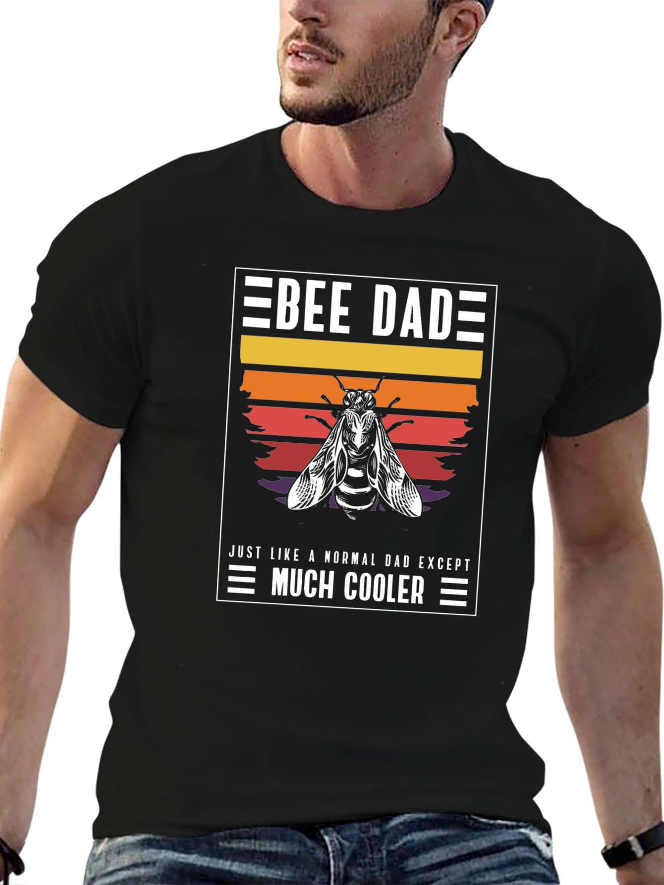 Bee Dad T-Shirt - Much Cooler Dad Gift