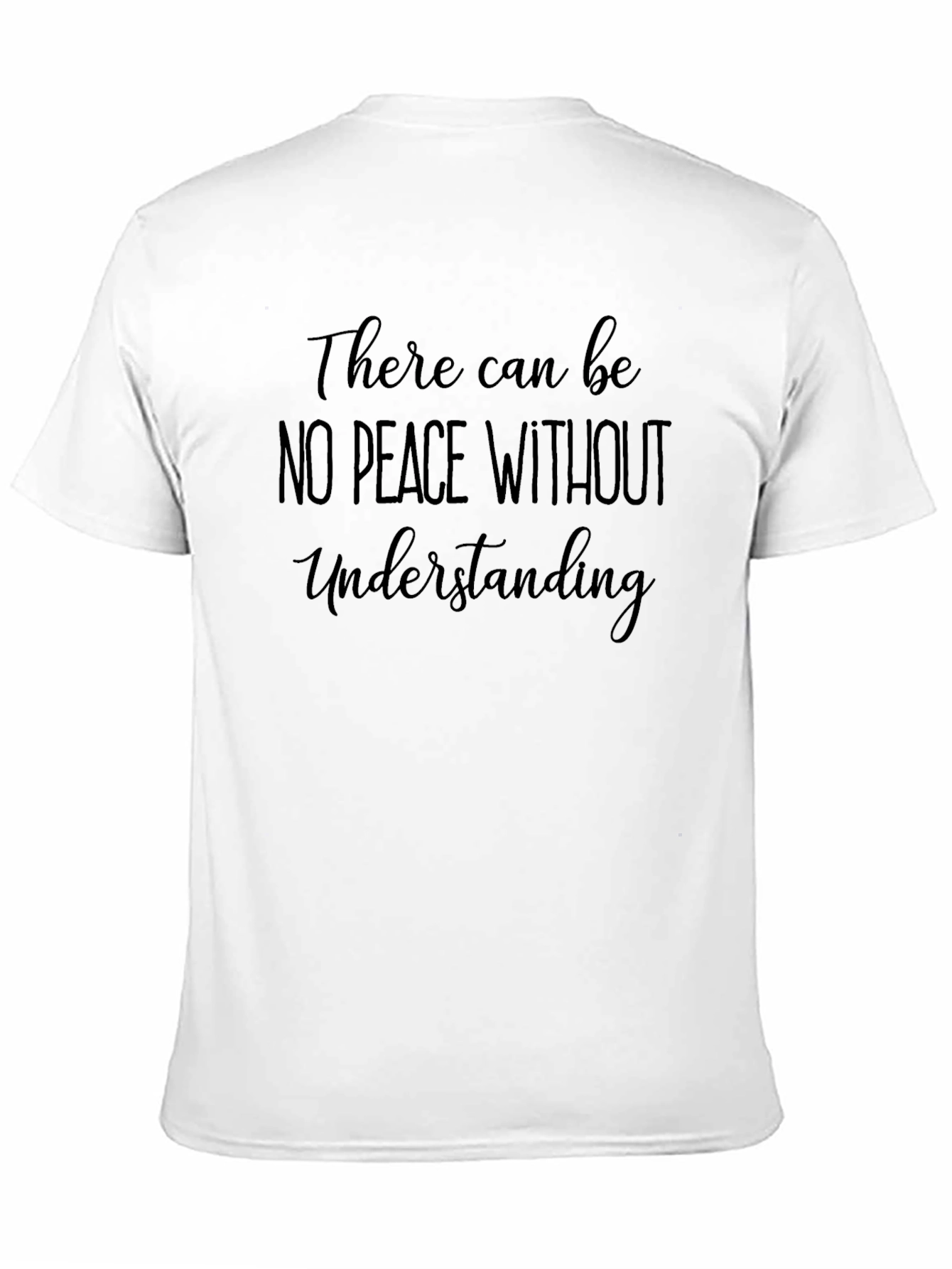 Peace Without Understanding Black T-Shirt
