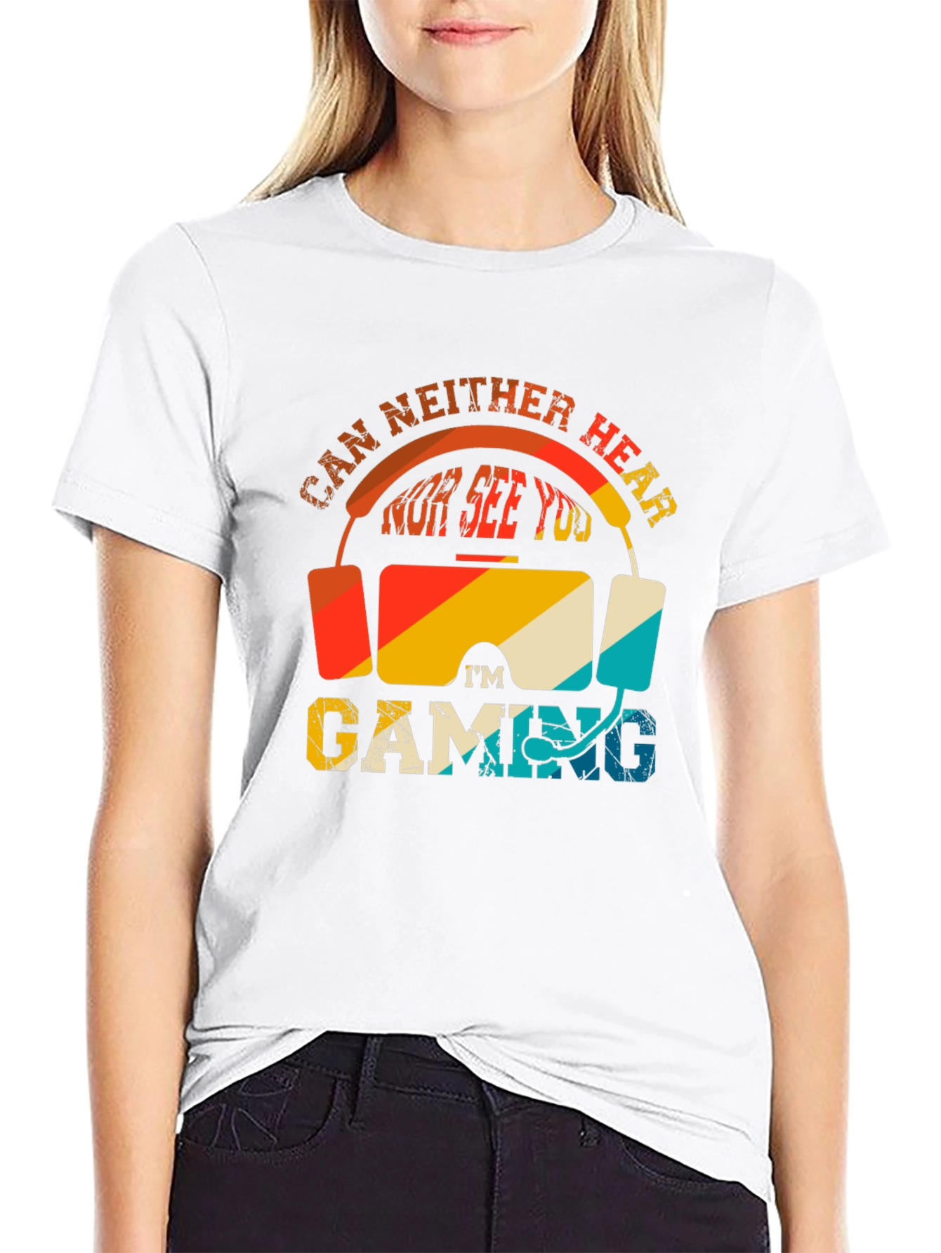 Im Gaming T-Shirt - Gamer Headset Design