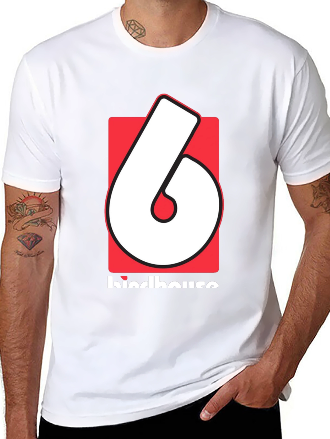 Birdhouse Skateboards T-Shirt - Number 6 Logo