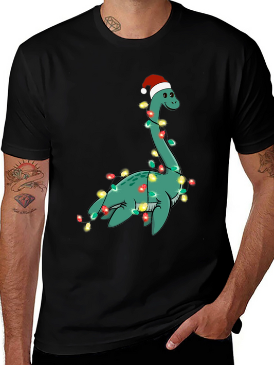 Festive Loch Ness Monster Christmas T-Shirt