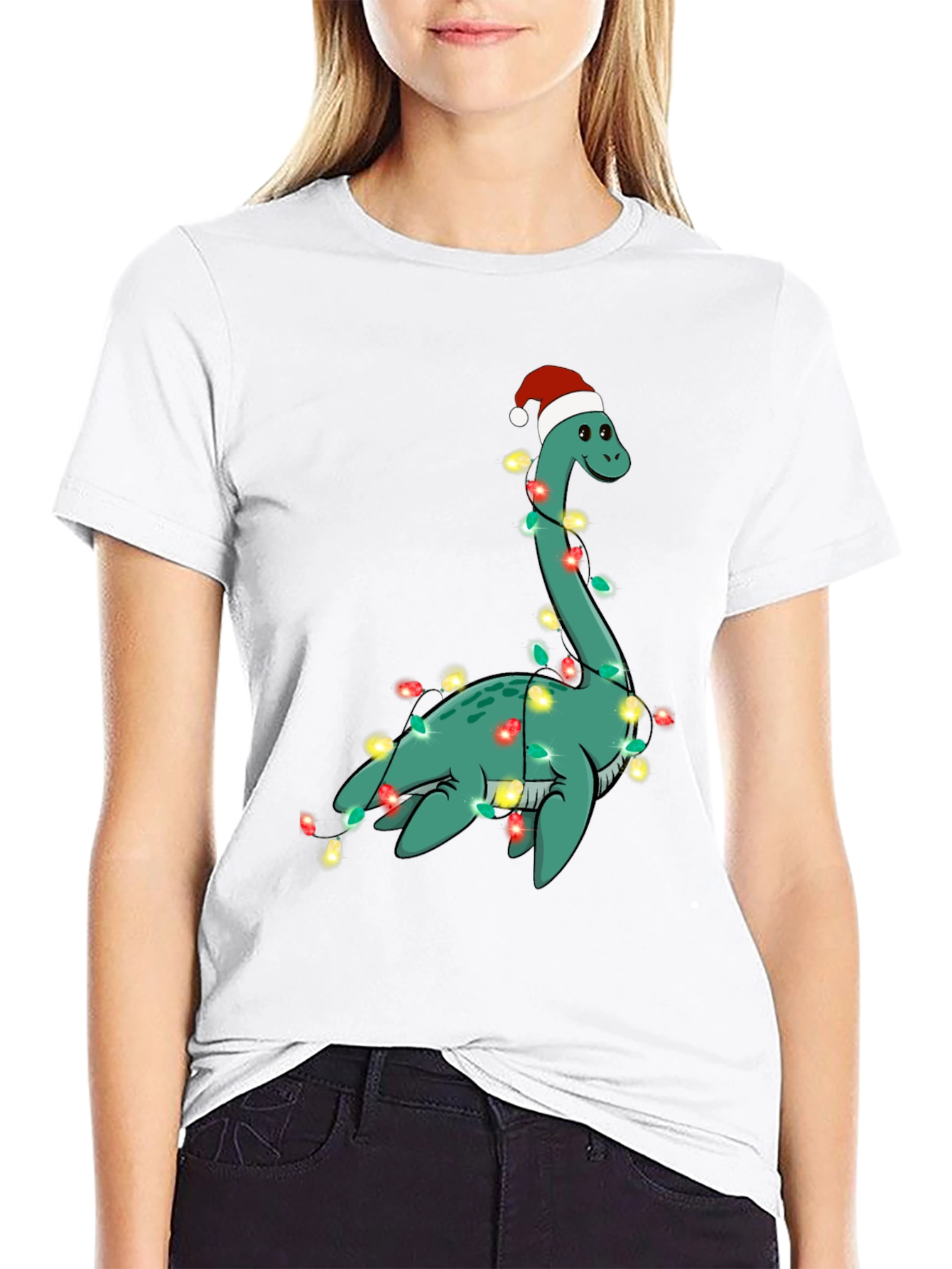 Festive Loch Ness Monster Christmas T-Shirt