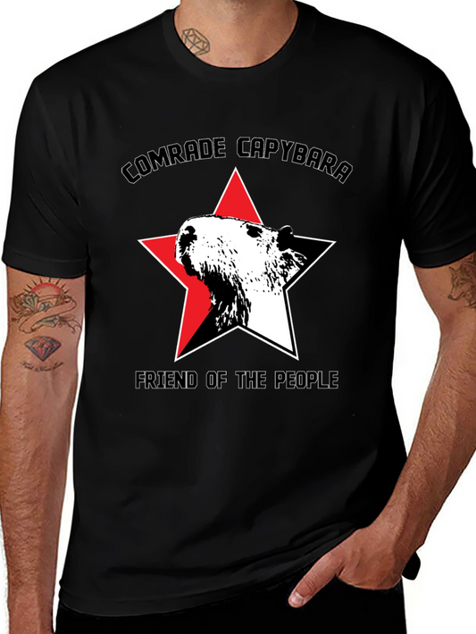 Comrade Capybara T-Shirt - Friend of the People