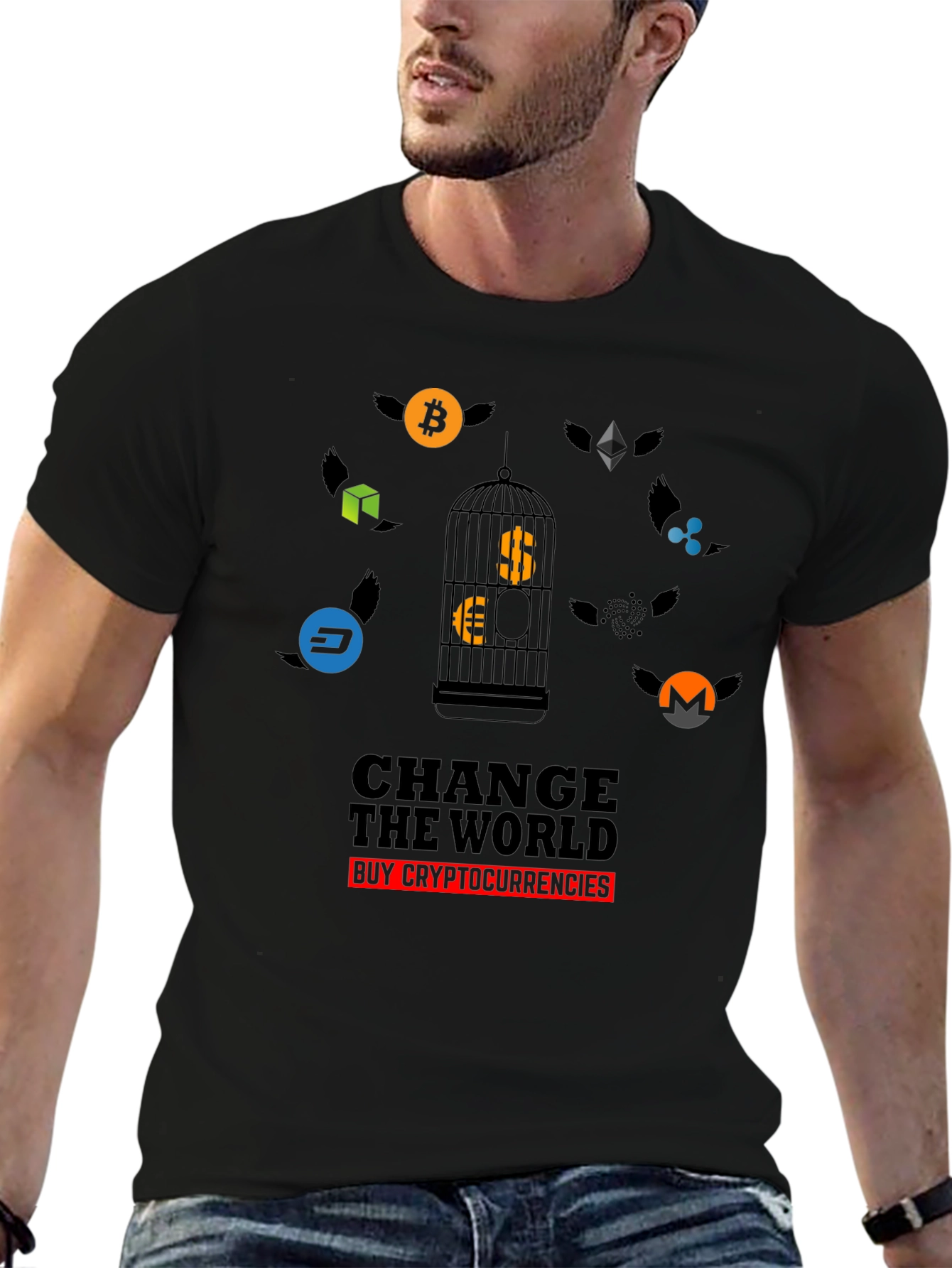 Change The World Crypto T-Shirt