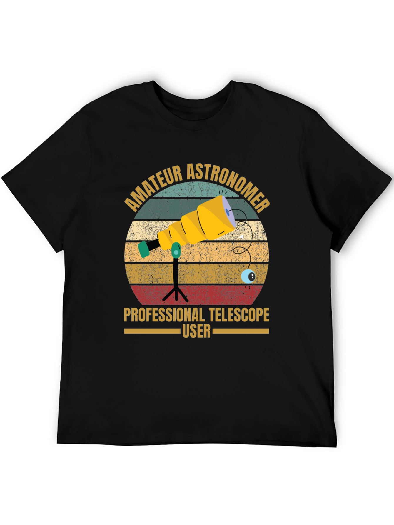 Amateur Astronomer Telescope User Graphic Tee