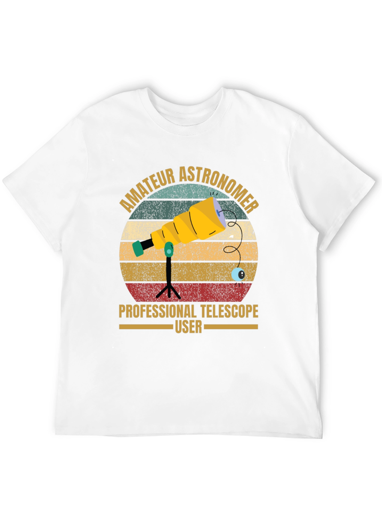 Amateur Astronomer Telescope User Graphic Tee