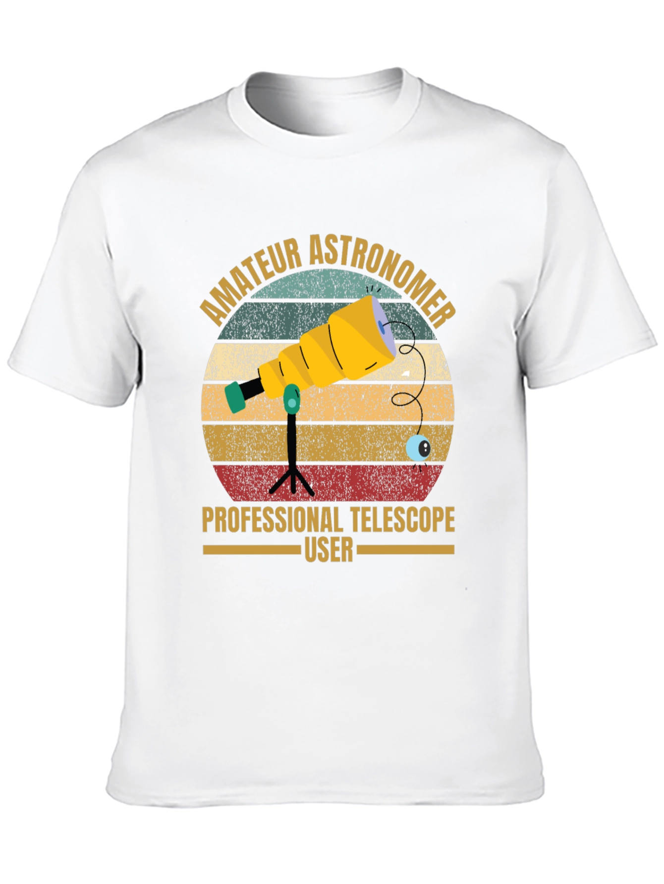 Amateur Astronomer Telescope User Graphic Tee