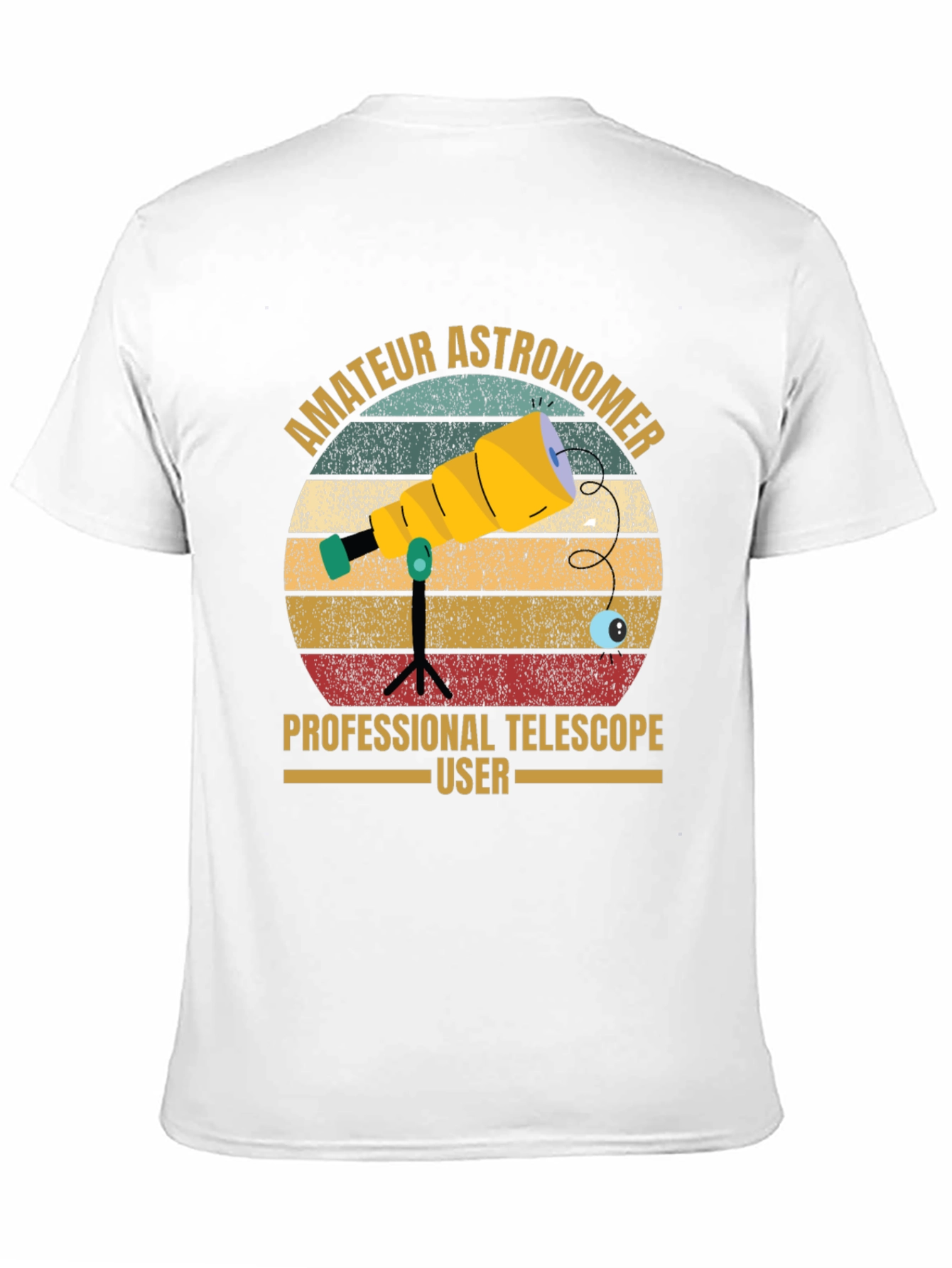 Amateur Astronomer Telescope User Graphic Tee