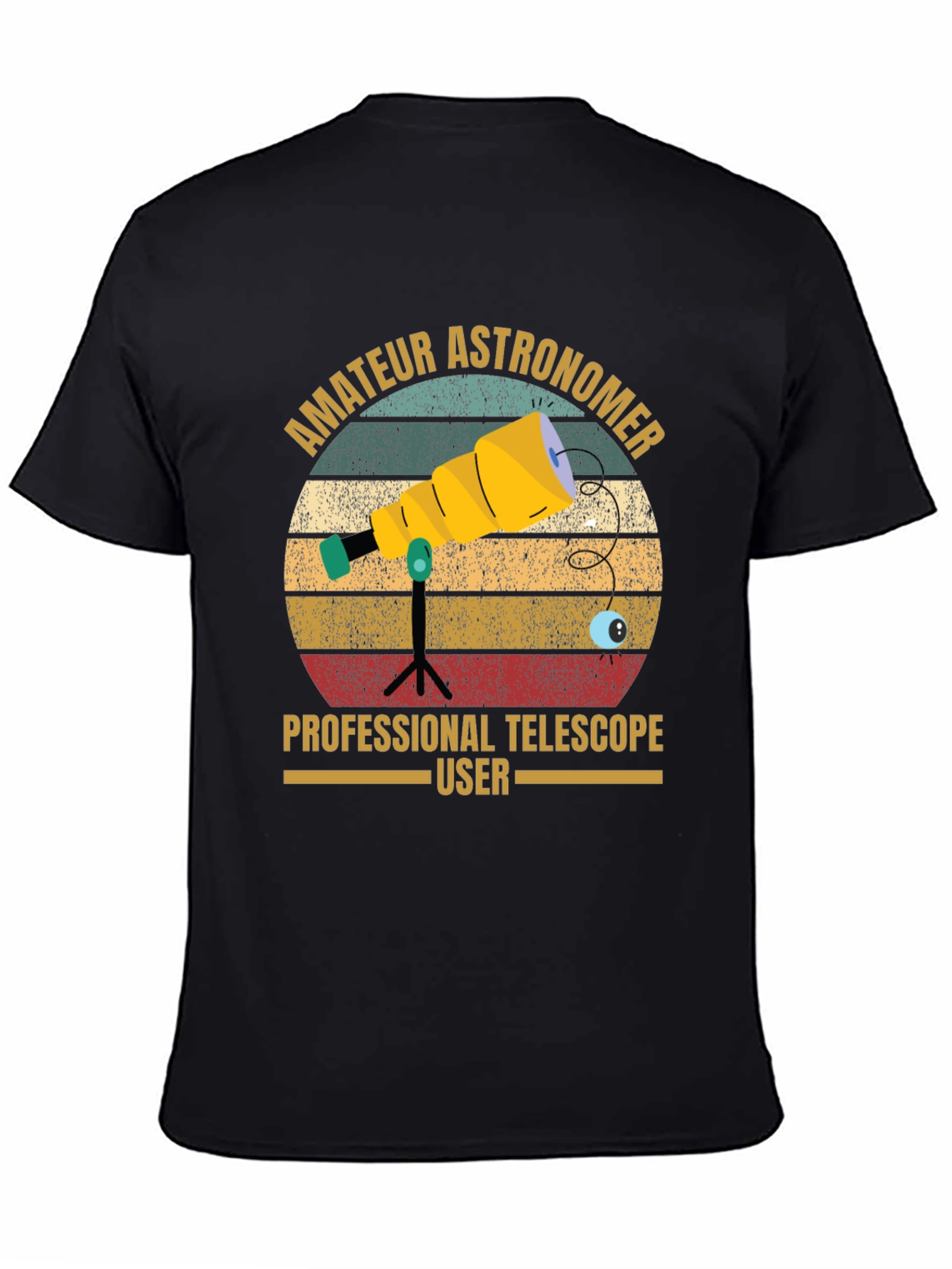 Amateur Astronomer Telescope User Graphic Tee