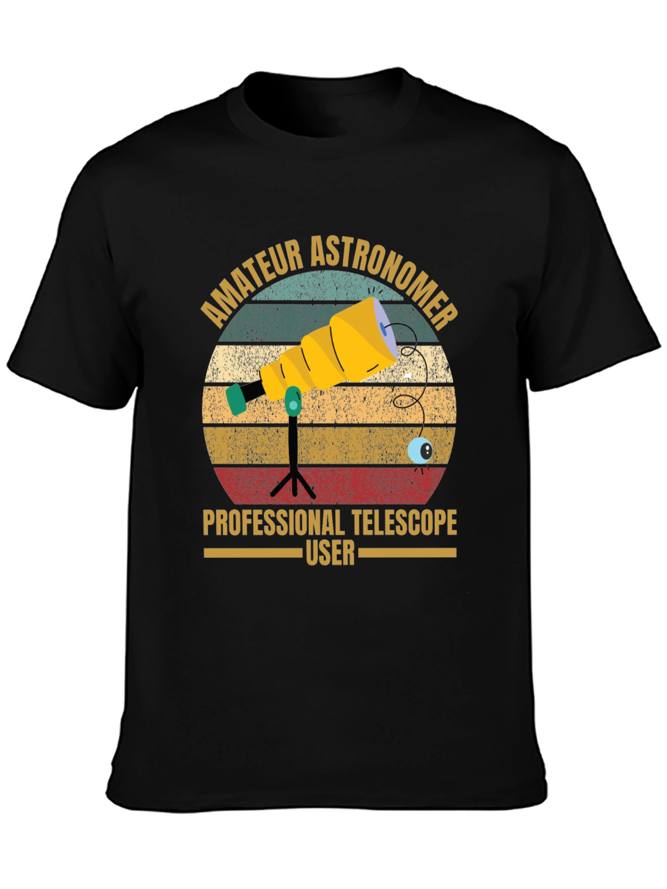 Amateur Astronomer Telescope User Graphic Tee