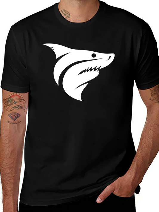 Cool Shark Graphic Black T-Shirt