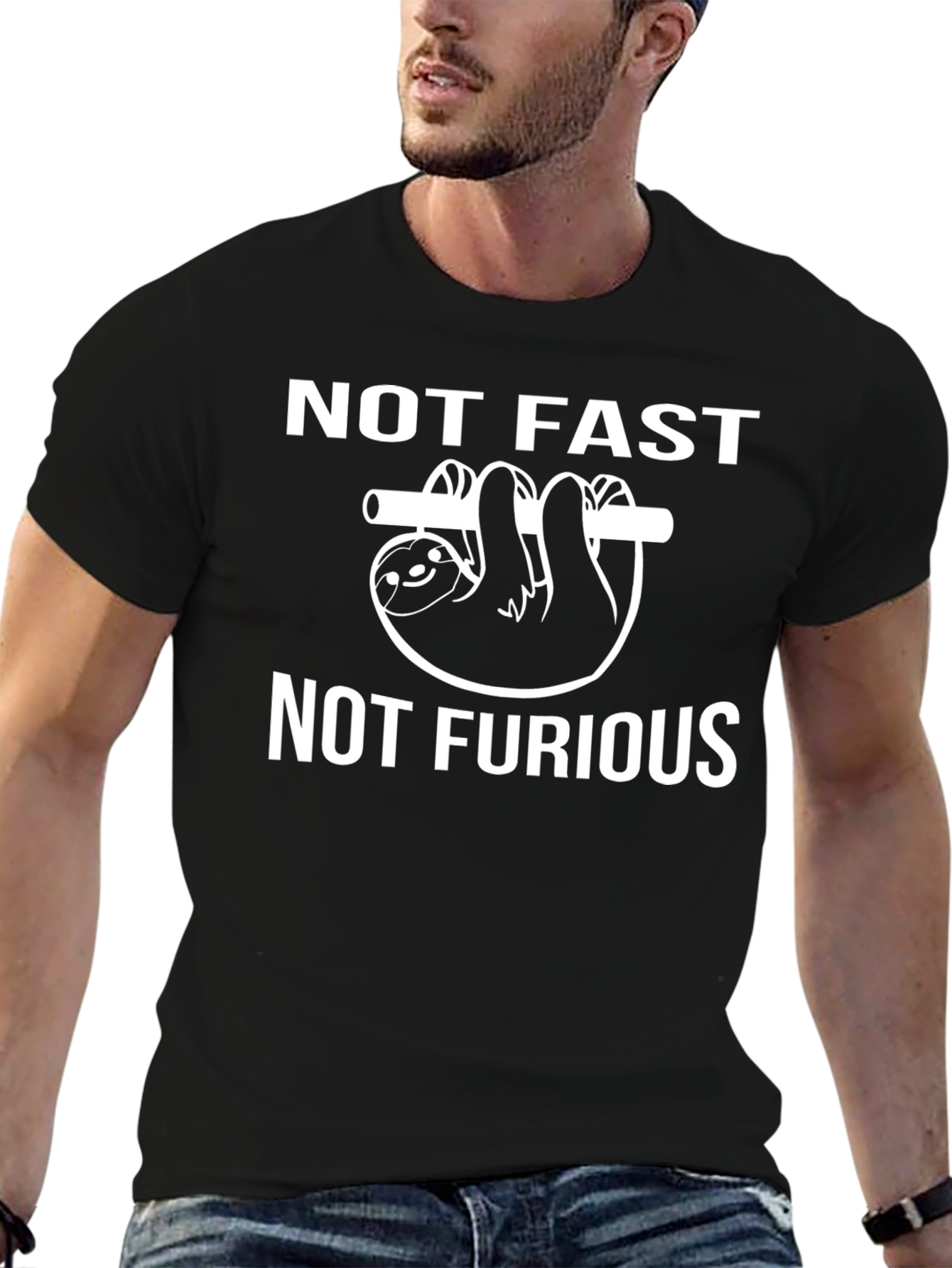 Not Fast Not Furious Sloth T-Shirt