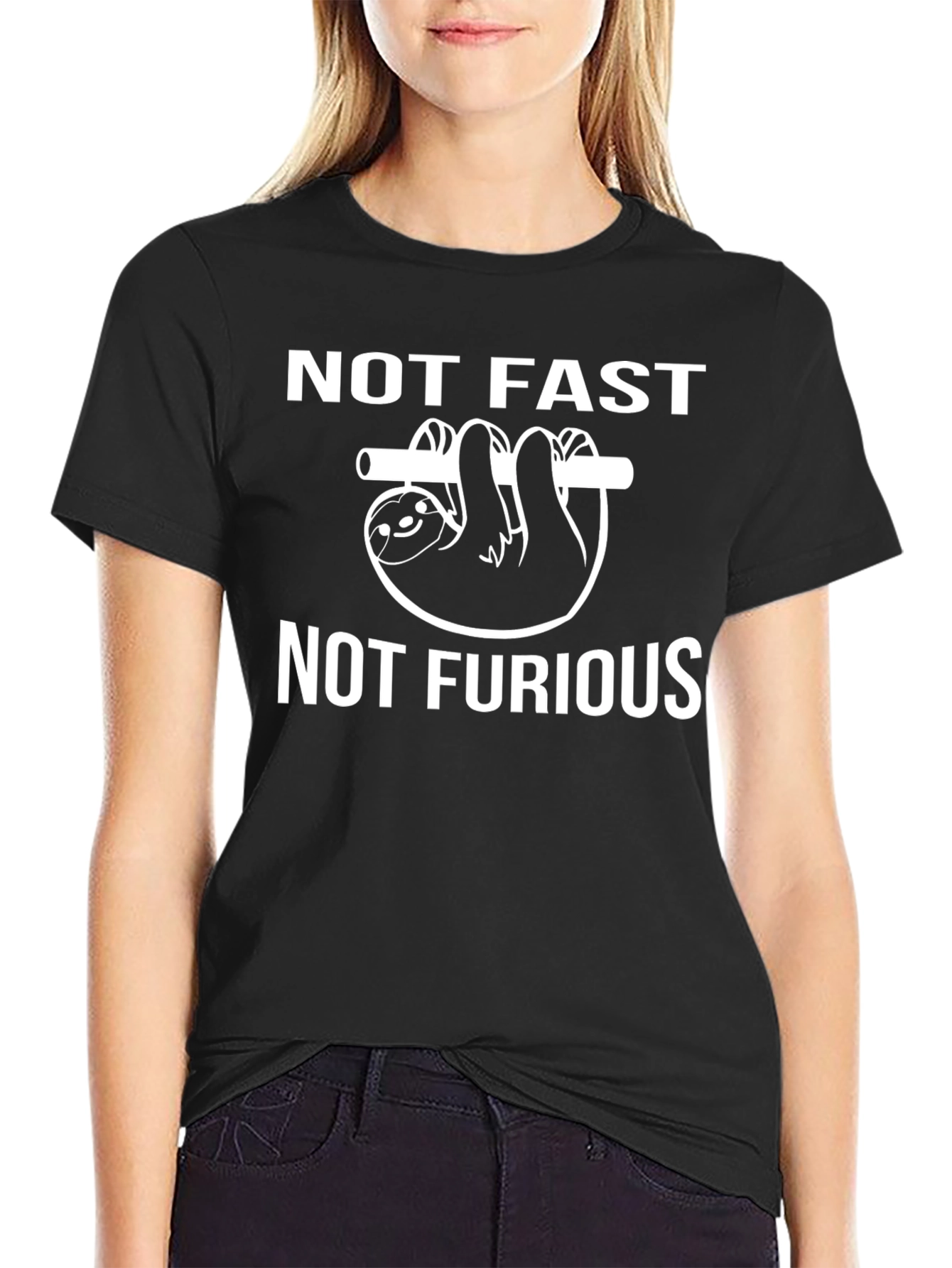 Not Fast Not Furious Sloth T-Shirt