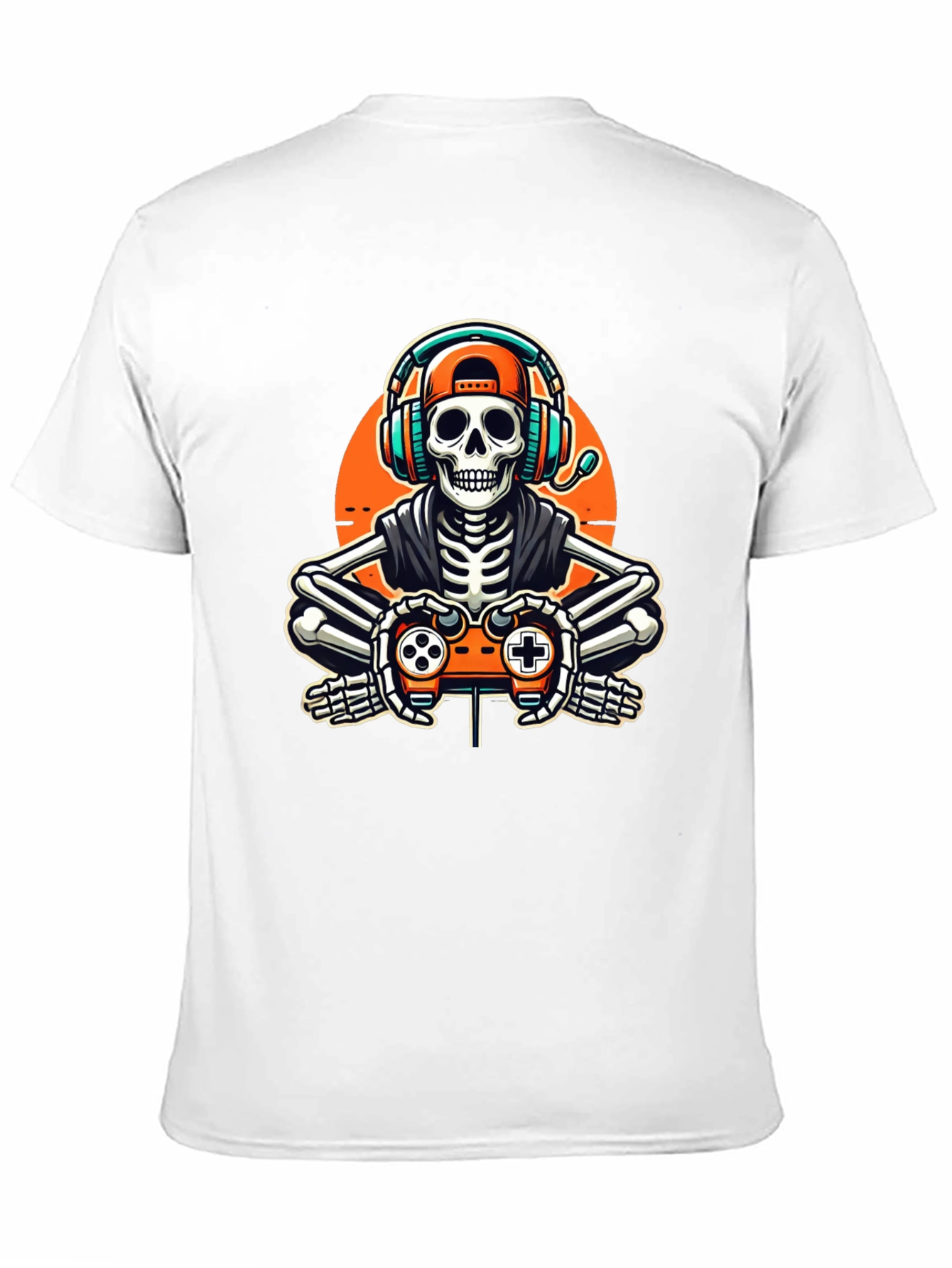 Gamer Skeleton Black T-Shirt