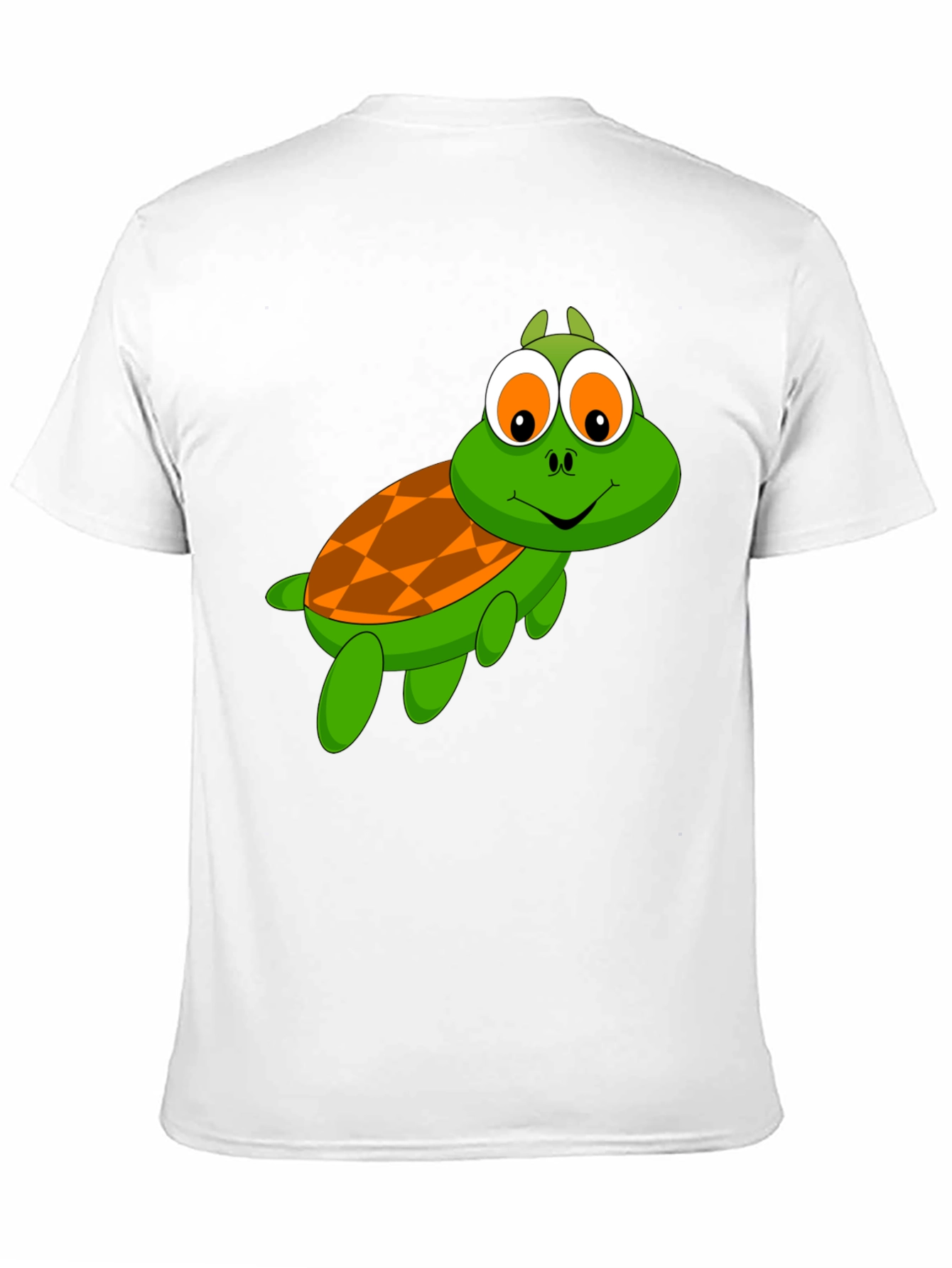 Cartoon Turtle Graphic T-Shirt