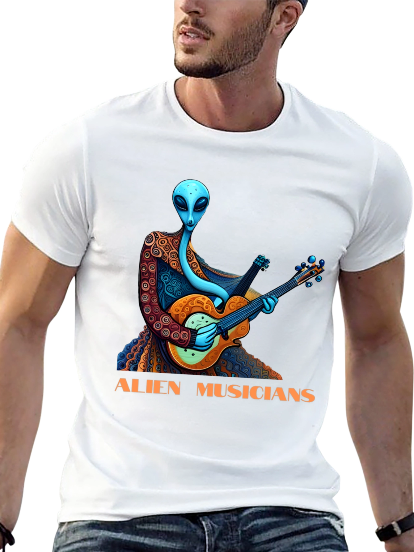 Alien Musicians Graphic T-Shirt