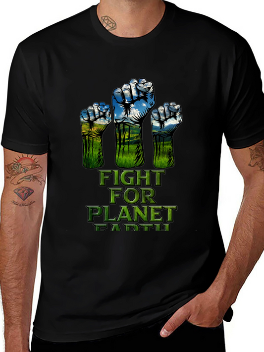 Fight for Planet Earth Graphic T-Shirt