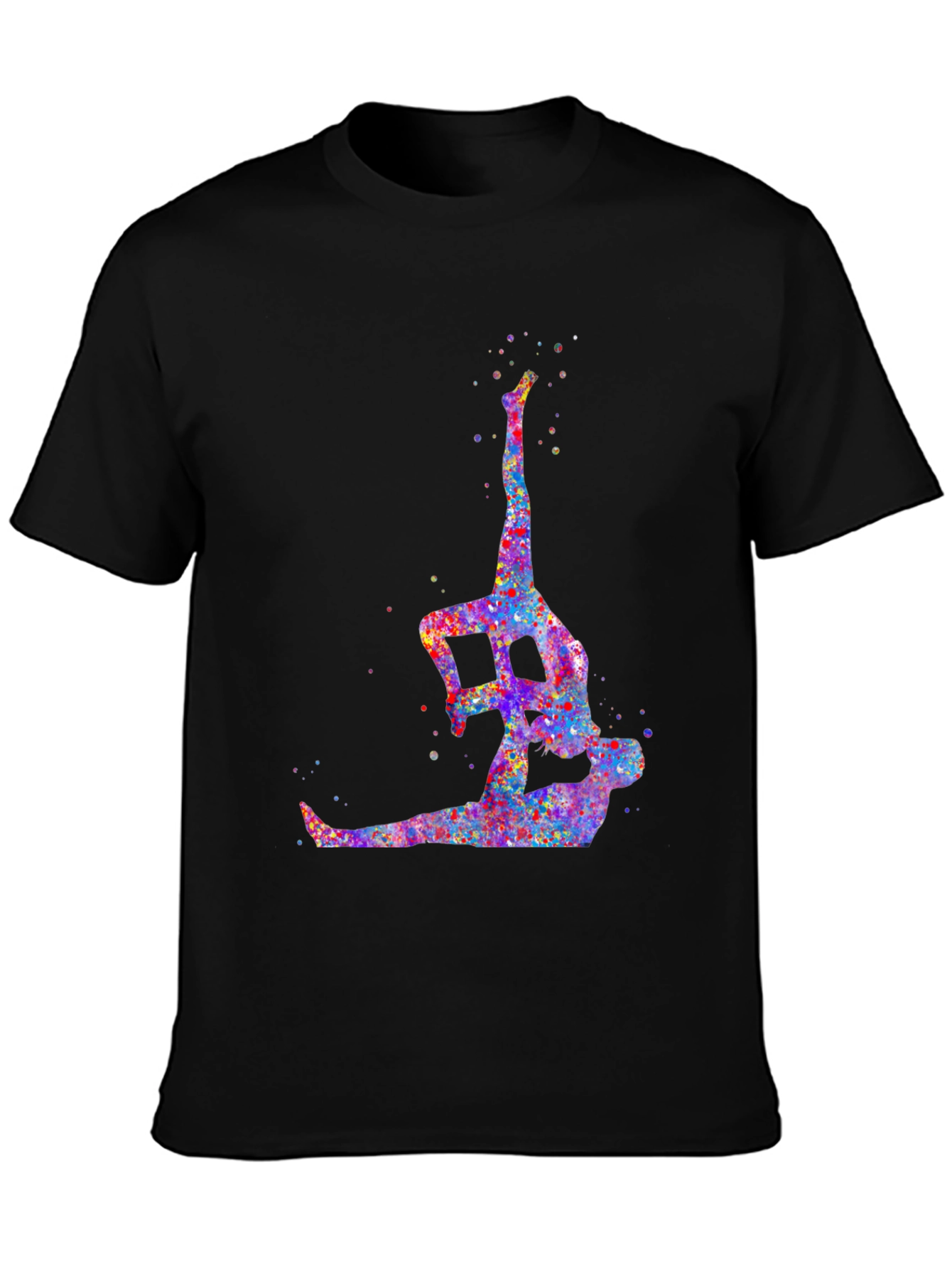 Acrobatic Watercolor Graphic Tee