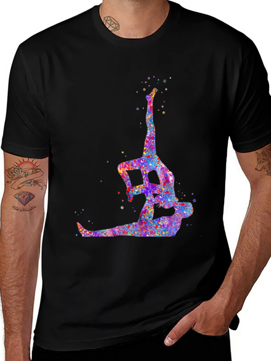 Acrobatic Watercolor Graphic Tee