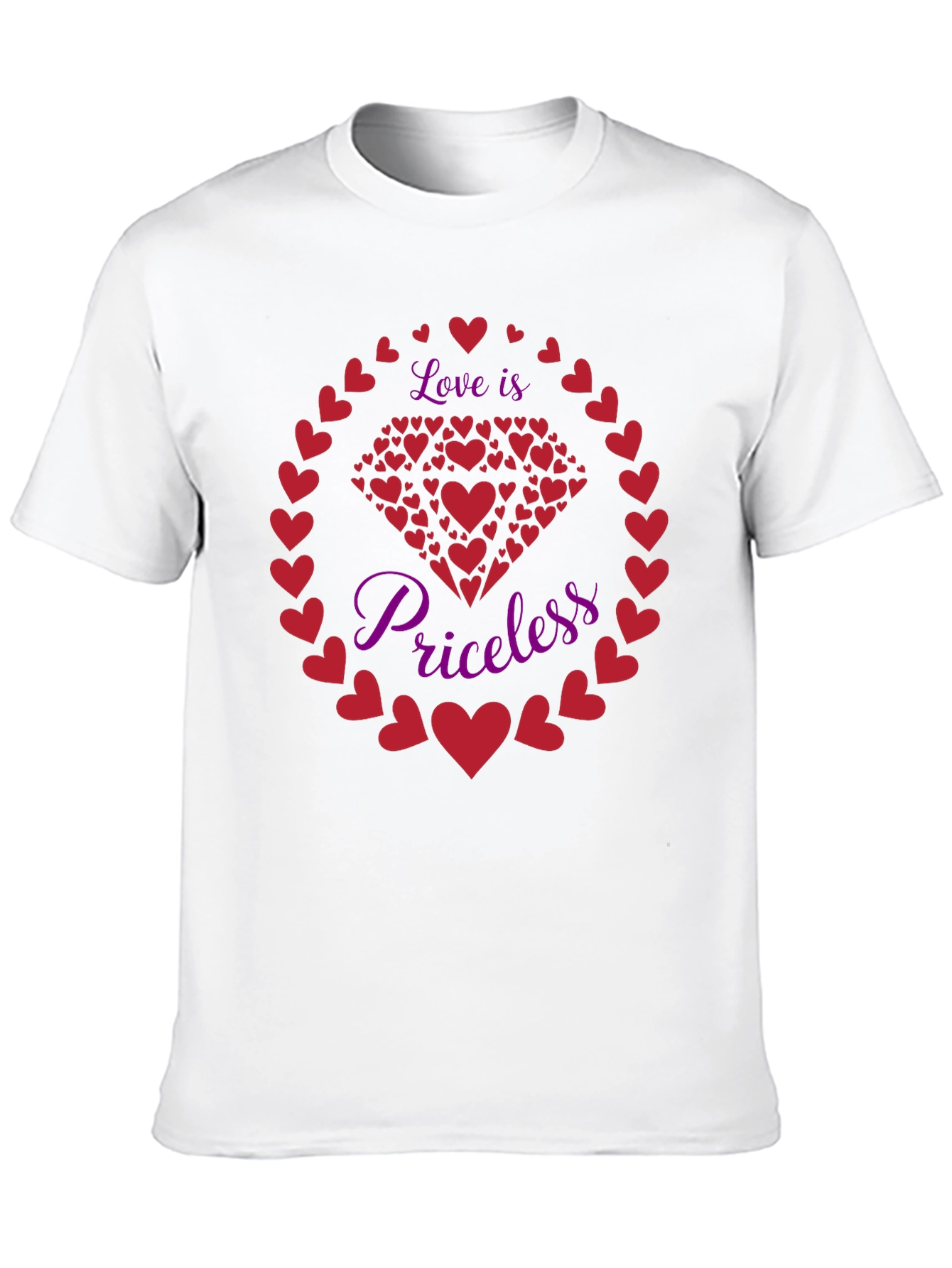 Love Is Priceless Heart Graphic Tee