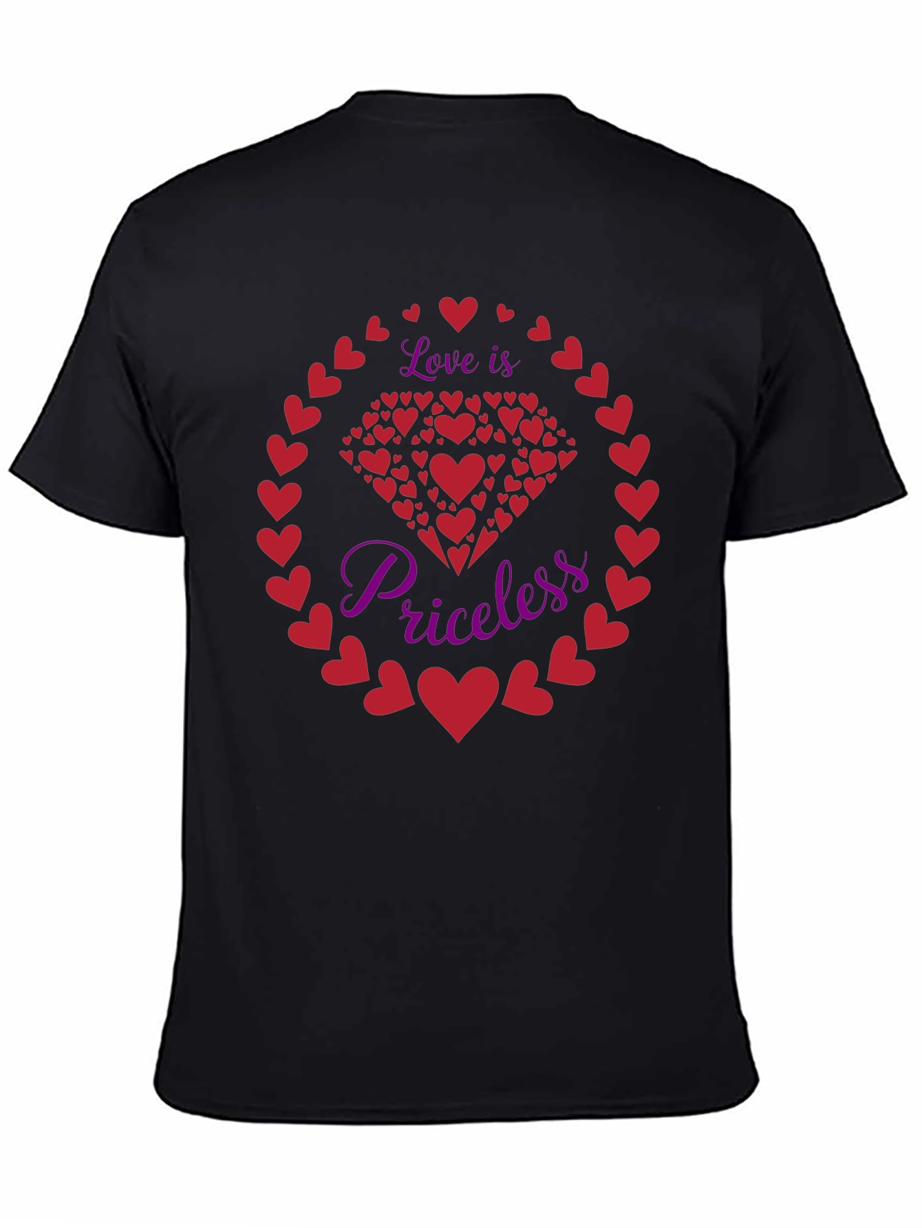 Love Is Priceless Heart Graphic Tee