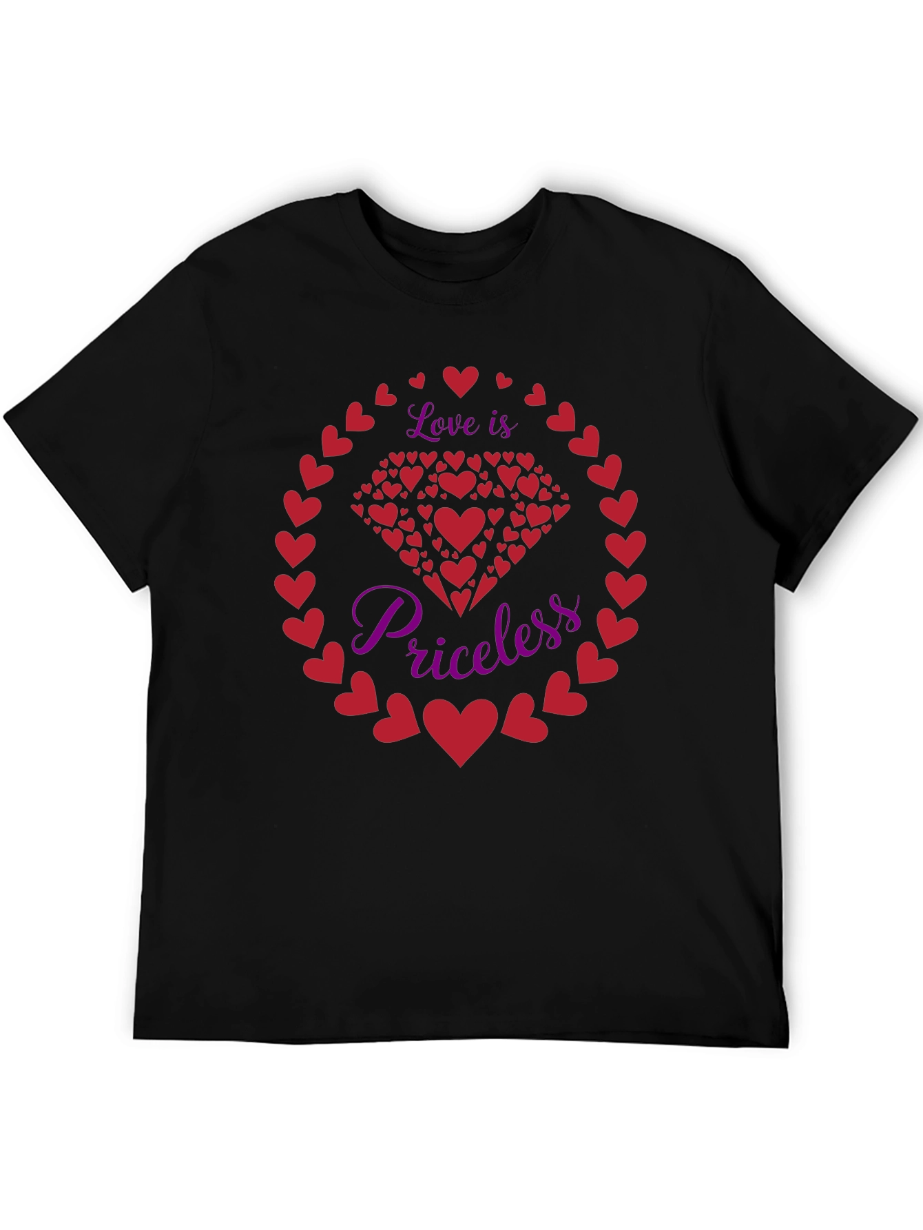 Love Is Priceless Heart Graphic Tee